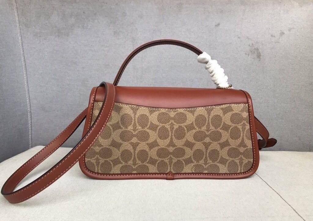 OUTTLET 】Auth Coach 1941 Turnlock Clutch Crossbody Bag พร้อมส่งที่ไทย