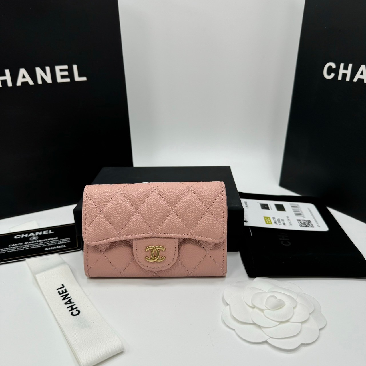 พร้อมส่ง 7 สี CHANEL WALLET กระเป๋าสตางค์รุ่นยอดนิยมใบสั้น เกรดออริ 1:1 ใช้งานต่างประเทศได้ ภาพถ่ายจากงานขายจริง