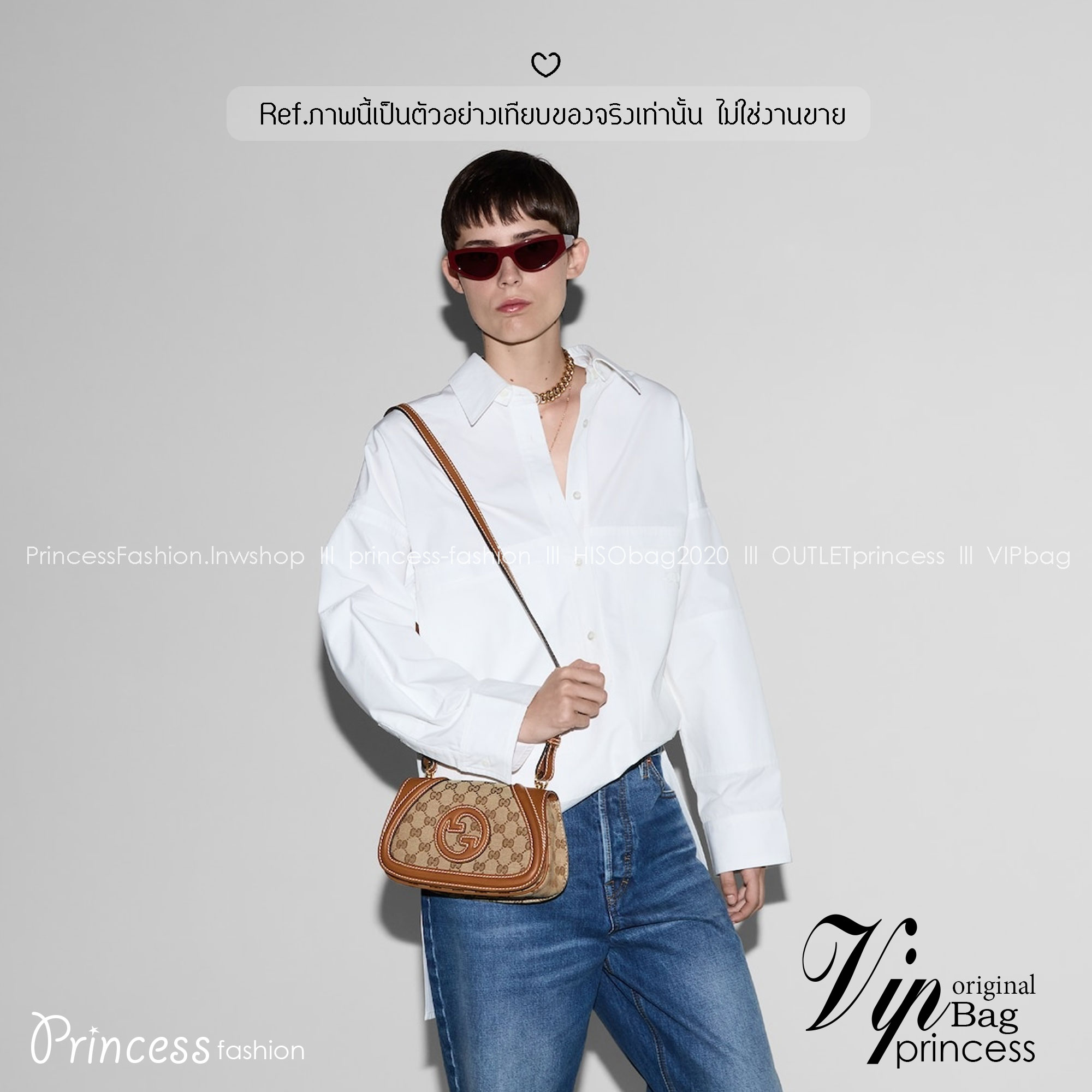 Gucci Blondie mini shoulder bag กระเป๋าสะพายรุ่นใหม่สุดไอคอนนิก ไซส์มินินน่ารักน่าใช้ ดีไซน์วินเทจยุค 70 เป็นความหรูหราที่สามารถใช้งานได้จริง