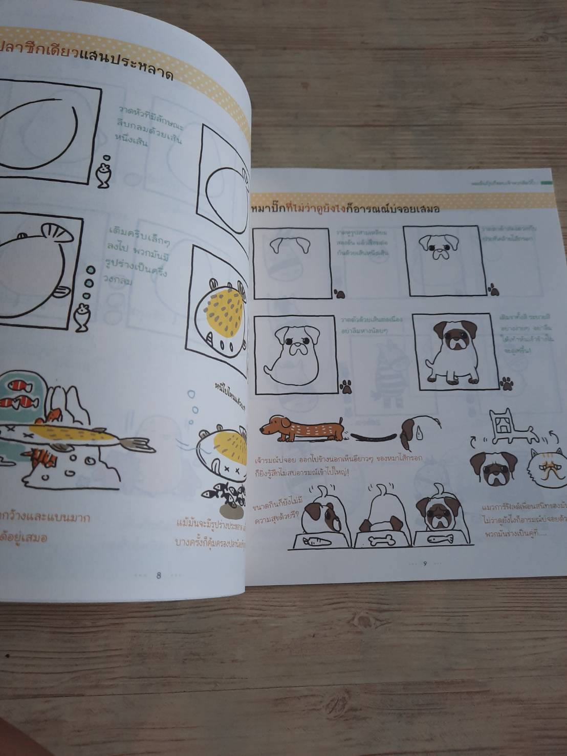 วาดการ์ตูนน่ารักใน 4 ขั้นตอน เฟย เล่อ เหนี่ยว สตูดิโอ เรื่องและภาพ วิชญ รุจิวรางกุล แปล