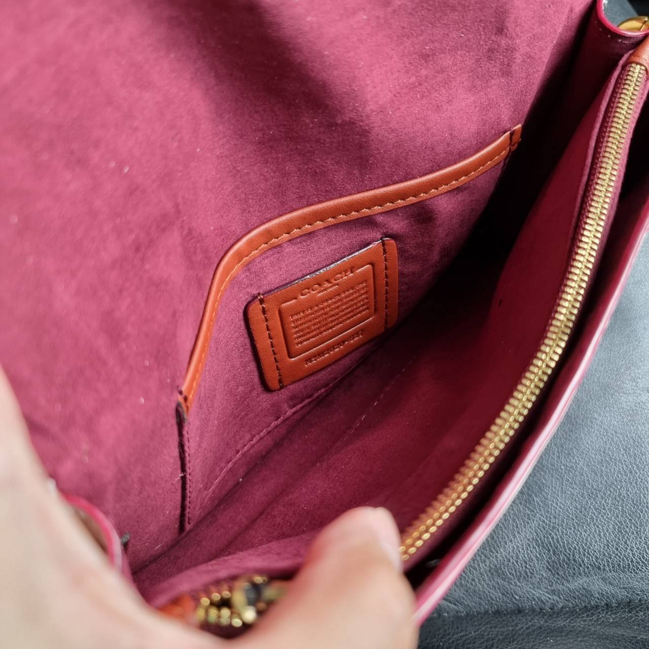 ของแท้ 💯% COACH 627 TABBY SHOULDER BAG 26 IN SIGNATURE CANVAS WITH FLORAL EMBROIDERY