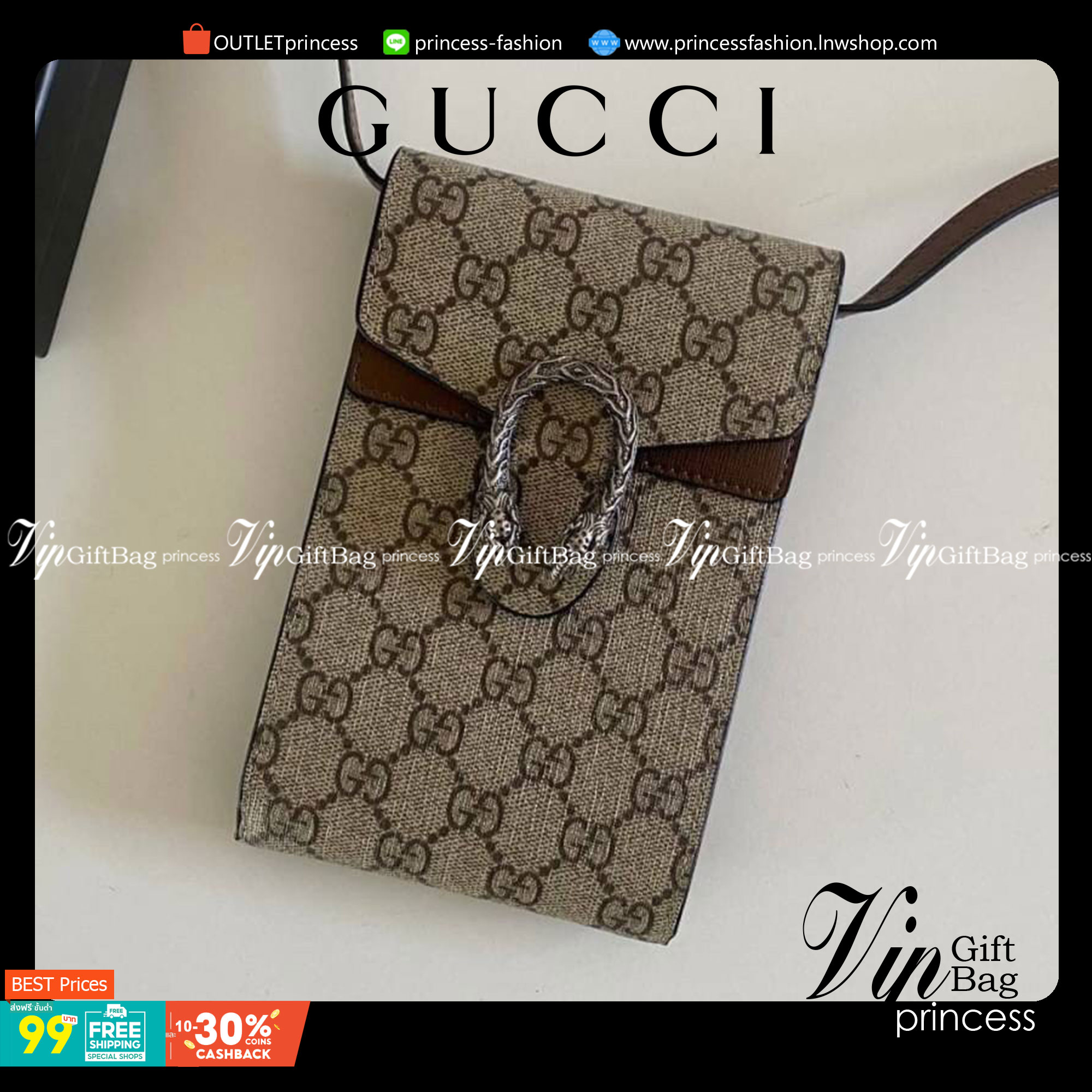 VIP GIFT 】GUCCI Dionysus mini phone bag พร้อมส่ง จัดมาให้แล้วนะจ๊ะ ใครหาอยู่มาทางนี้ได้เลย กระเป๋าใส่โทรศัพท์ ใส่กระเป๋าสตางค์ ใส่ลิปสติก ขนาดmini น่ารักมาก ด้วยความคลาสสิคเข้ากับรูปทรงที่ทันสมัย ไม่มีไม่ได้แล้วจร้า