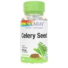 ส่งฟรีลงทะเบียนมีพร้อมส่งค่ะ Solaray Celery Seed 505 mg 100 VegCaps