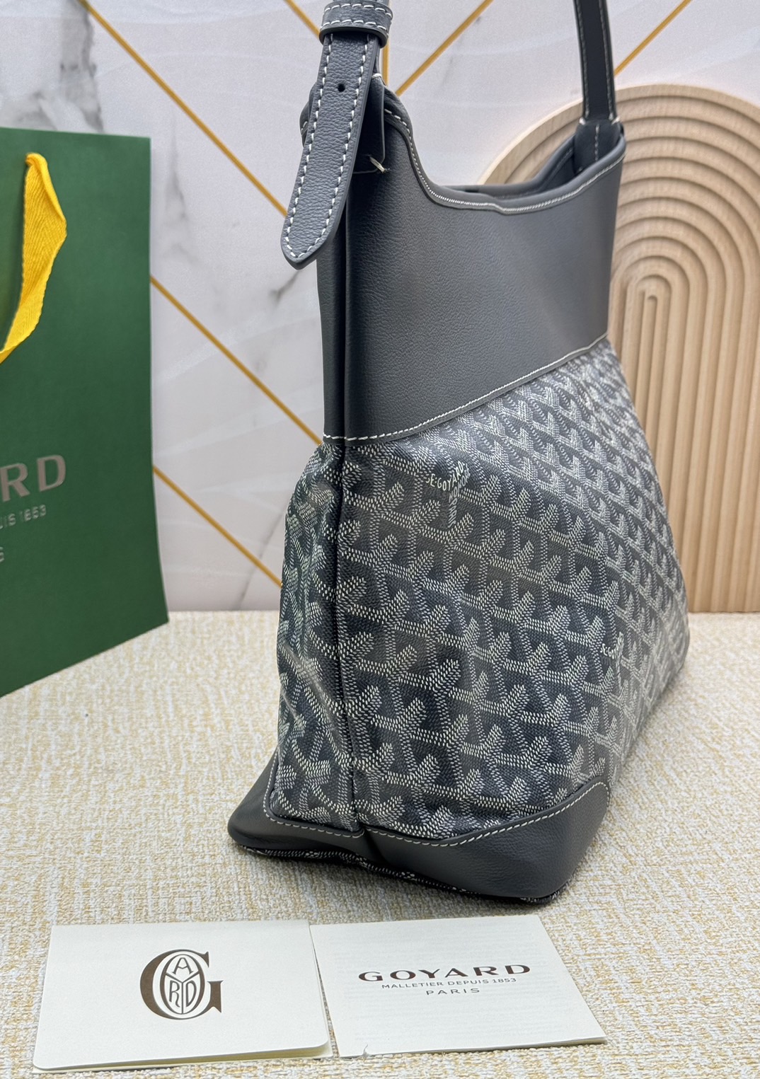 พร้อมส่ง 5 สี Goyard Grenadine Hobo Top Zipper Closure / Goyard Hobo Bag กระเป๋าสะพายทรงโฮโบใบใหญ่ 🧡 เกรดท็อปออริจินอล 1:1 สลับแท้ ใช้งานต่างประเทศได้