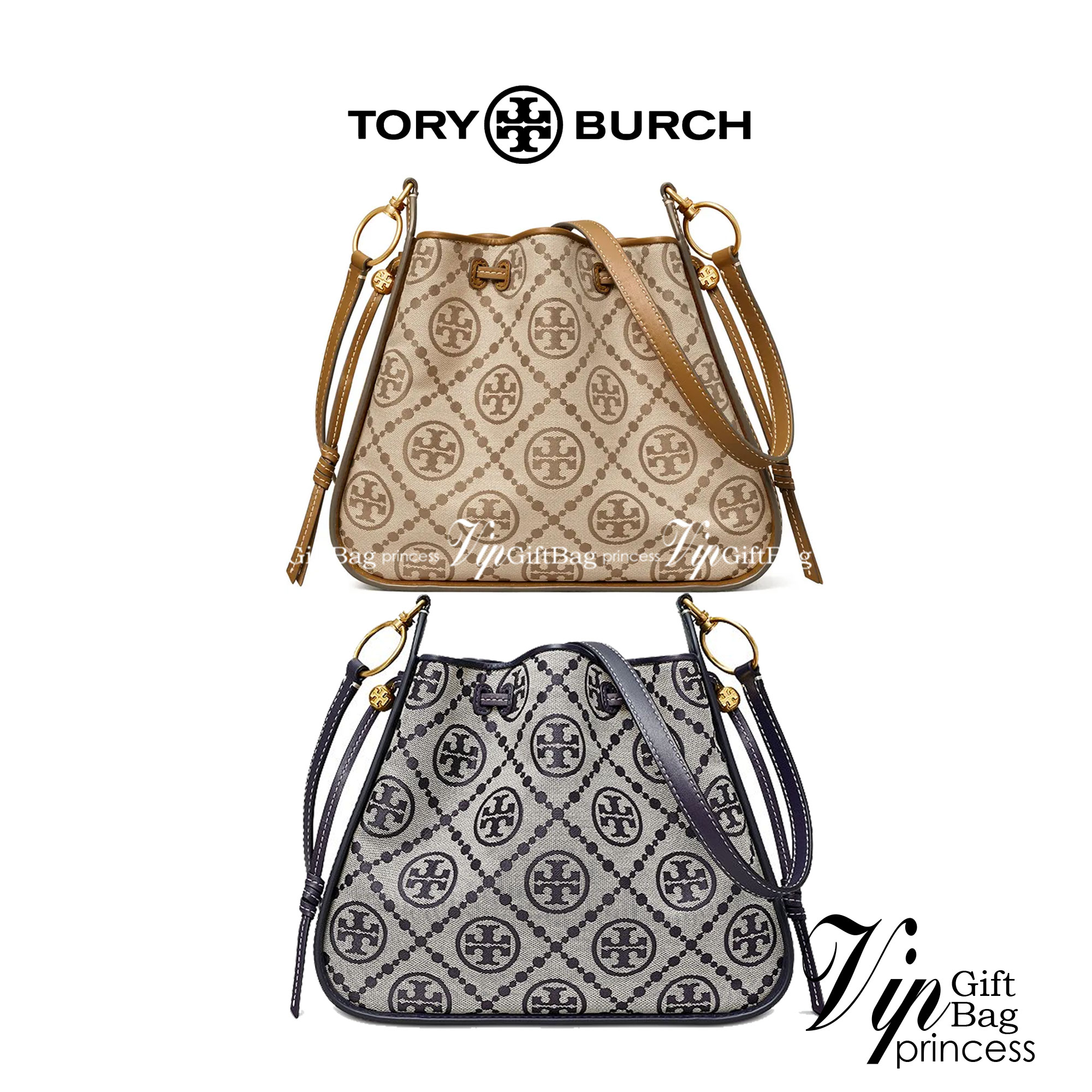 TORY BURCH T MONOGRAM JACQUARD BELL BAG คอลเลคชั่นใหม่ กับกระเป๋าลายโมโนแกรมยอดฮิต ที่มาในรูปทรงดีไซน์สวยเก๋ ชิคๆคูลๆ รับรองว่าไม่มีเกร่อ ตัวกระเป๋าทรงเหลี่ยม รูปเก็บทรงได้ในส่วนของปากกระเป๋า หรือไม่รูด ก็ได้ความสวยไปอีกแบบ วัสดุผ้า jacquard ตัดสลับหนังแท