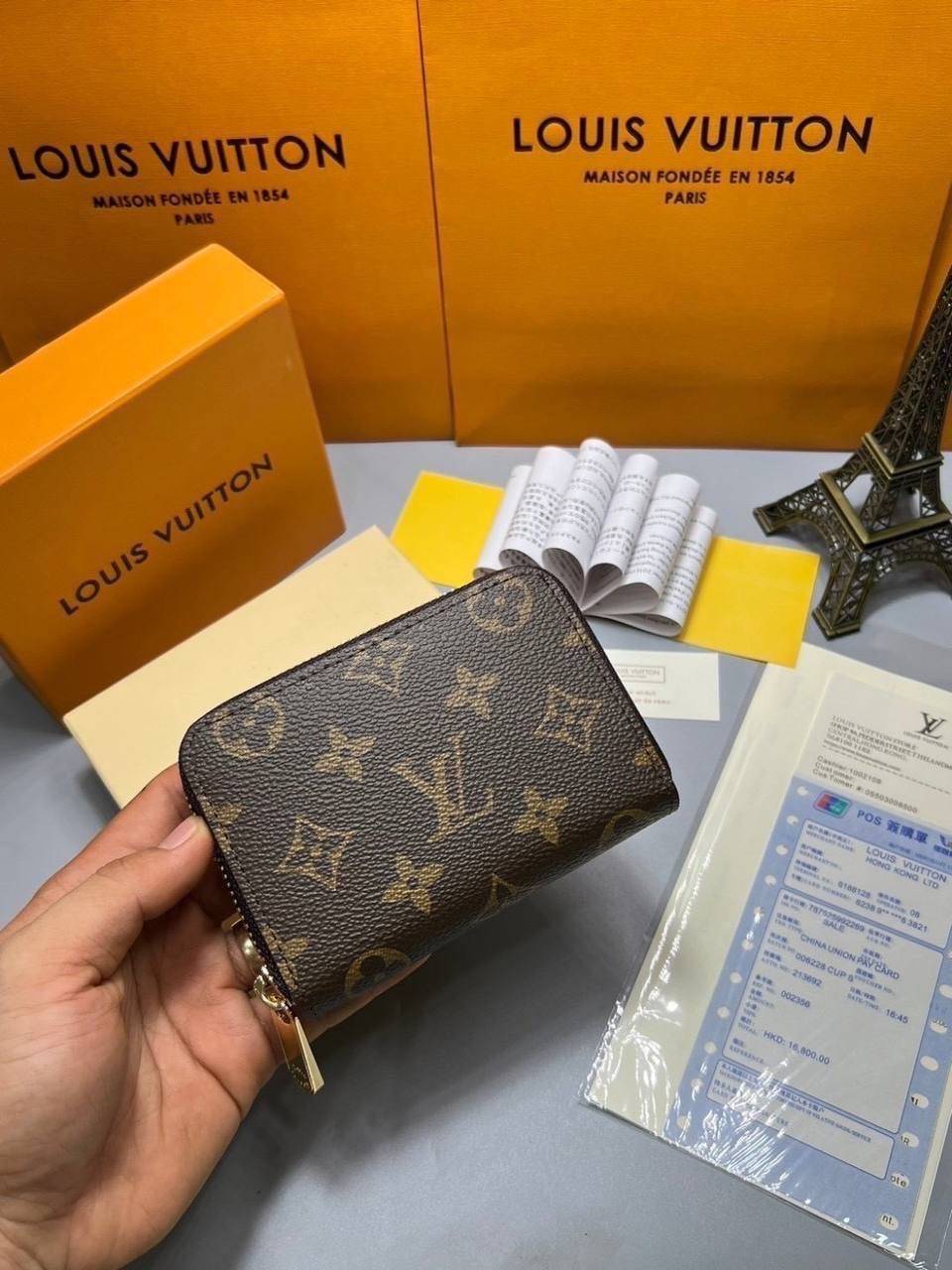 ORI หนังแท้ | LV Zippy Coin Purse / LV Short Wallet กระเป๋าสตางค์ใบสั้นกระเป๋าสตางค์ซิปรอบ 🤍 เกรดออริจินอล