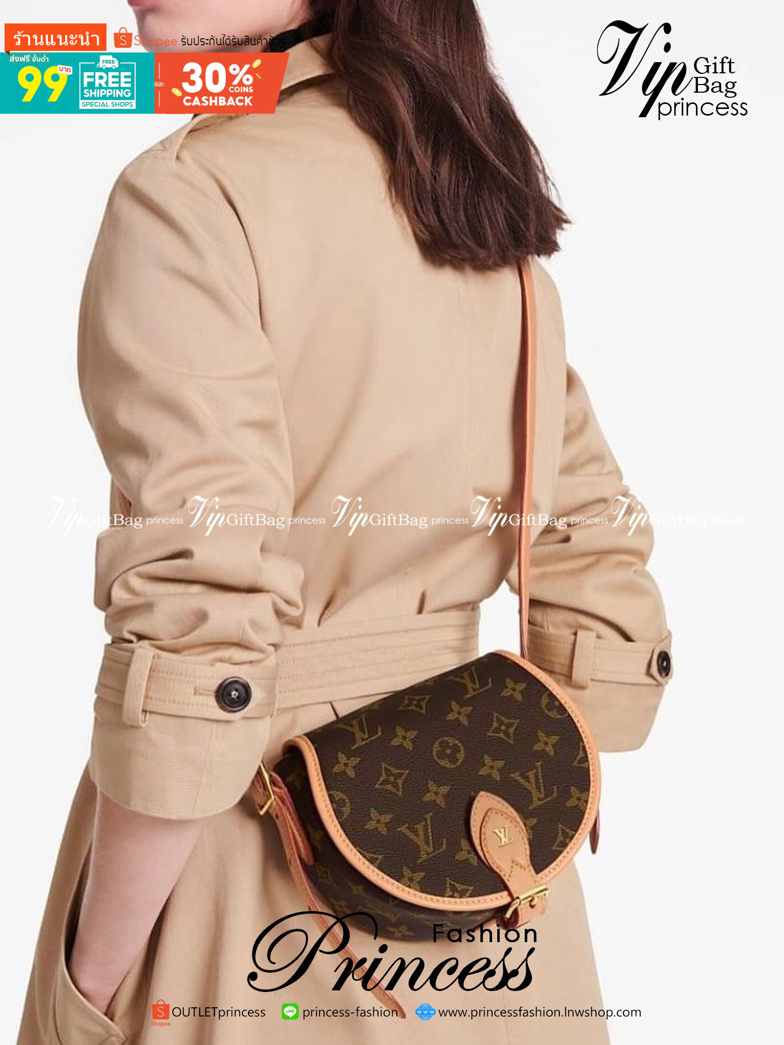 LV Tambourine Monogram Crossbody Bag กระเป๋าสะพายไซส์มินิ น่ารัก คอลเลคชั่นดีไซน์ใหม่ ทรงโค้งมน สวยหรู สายสะพายปรับได้ตามชอบ ราคาดีงามจัดมาให้พร้อม box set ชวนสะสม ห้ามพลาดจ้า