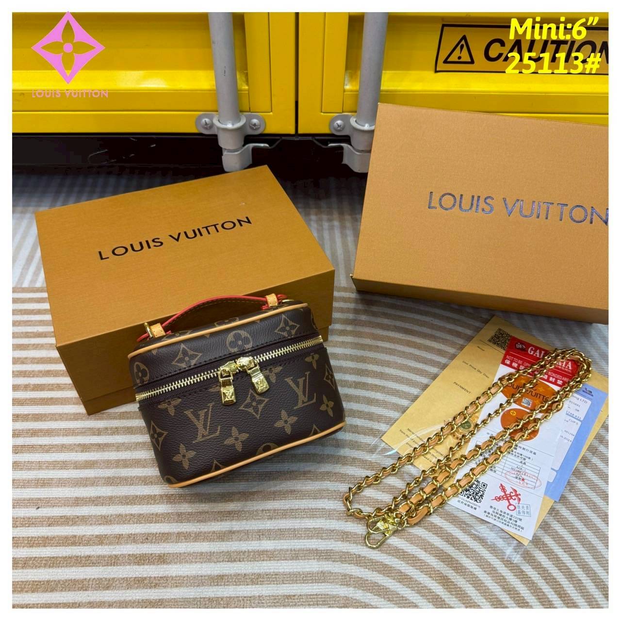 LV Nice Vanity Monogram Canvas กระเป๋าถือ/สะพายทรงกล่องสวยคลาสสิก น่ารักน่าใช้ เป็น everyday bag สะพายได้ทุกวัน ดีไซน์สวยโดดเด่น