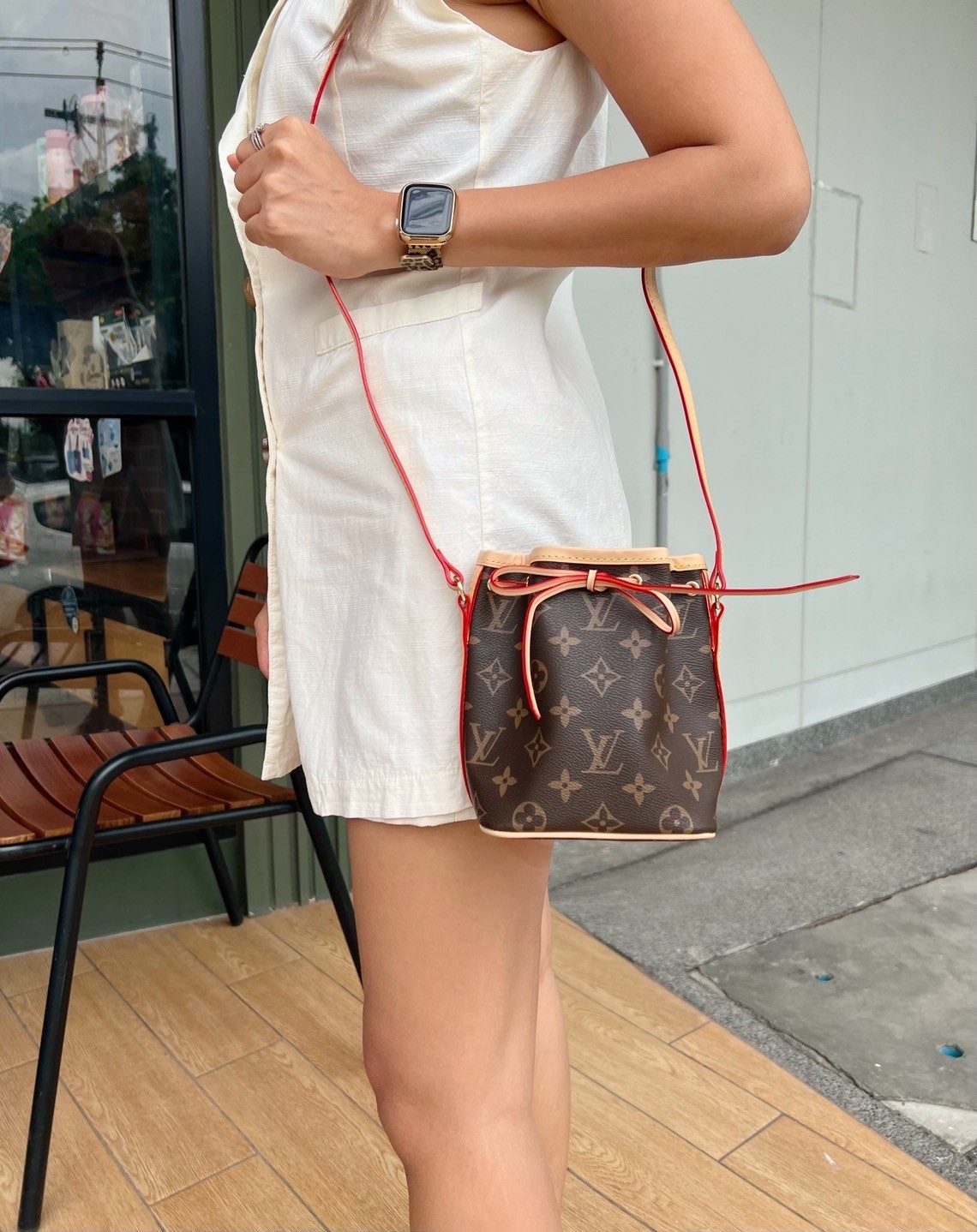 LV Nano Noe Monogram Bag / LV Bag พร้อมส่ง กระเป๋าสะพายข้างไซส์มินิ วัสดุหนังแคนวาส รุ่นยอดนิยม มีน้ำหนักเบา