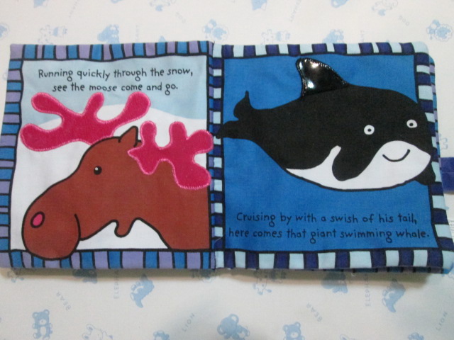 Priddy Book "Snowy Bear and friends" หนังสือนิทานผ้ามือสอง