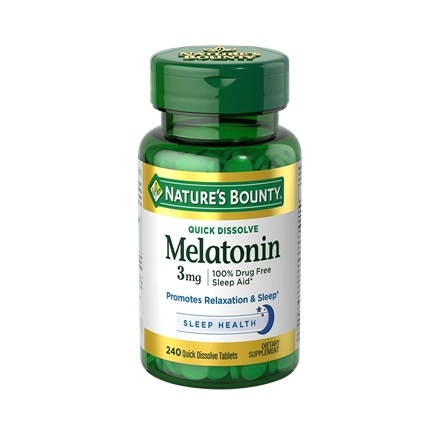 (Pre-order) Natures Bounty Triple Strength Melatonin 3 mg 240 Tablets