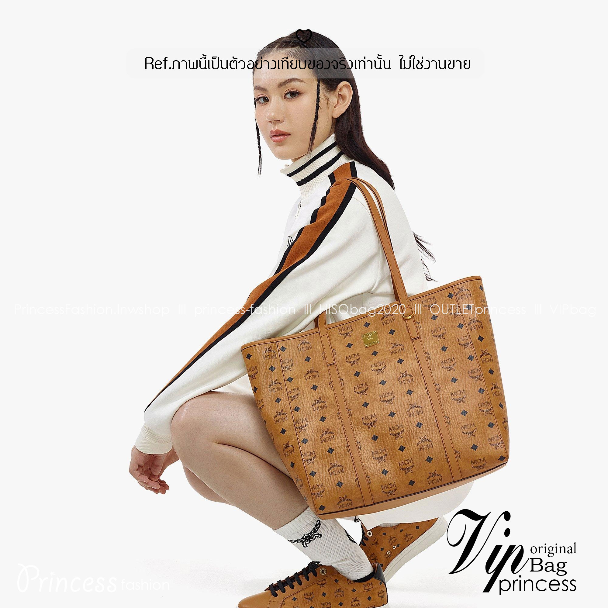 M.C.M MEDIUM TONI SHOPPER กระเป๋าทรงโท้ทใบใหญ่จุใจ เกรดท็อปออริ 1:1 สลับแท้ ใช้งานต่างประเทศได้