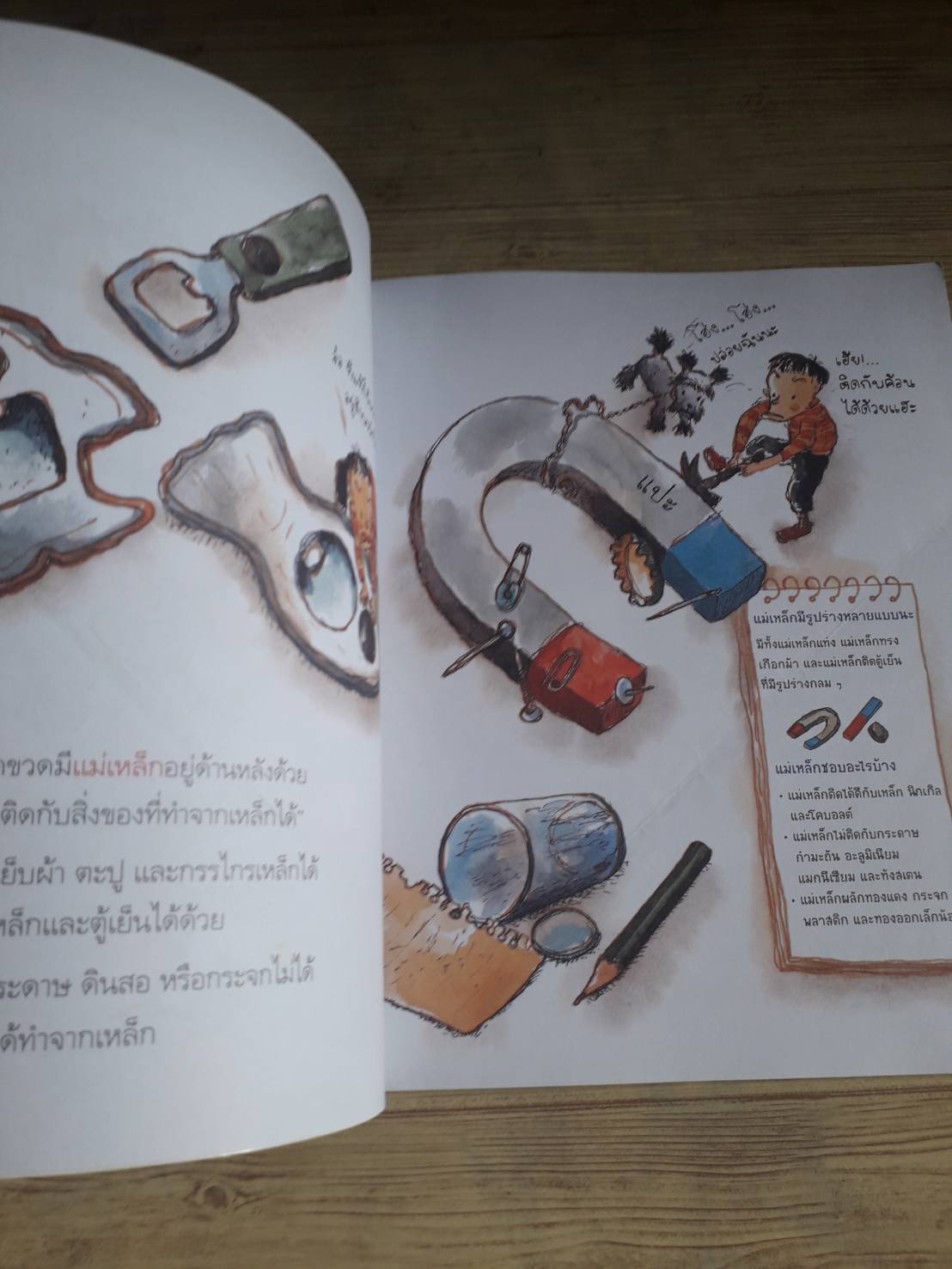 หนังสือจุดประกายคิด ชุด รู้วิทย์ คิดเป็น แรงแม่เหล็กแกนโลก ยู โฮ ซุน เรื่อง ลี ฮยัง จิน ภาพ กันต์ วงก์พงศา แปล***สินค้าหมด***