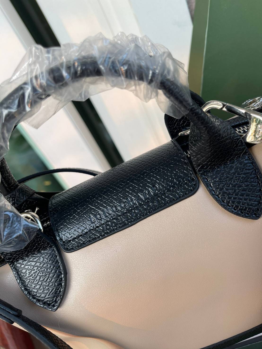 ของแท้ 100% Mini Size LONGCHAMP LE PLIAGE CUIR MAKE A WISH TOP HANDLE BAG XS