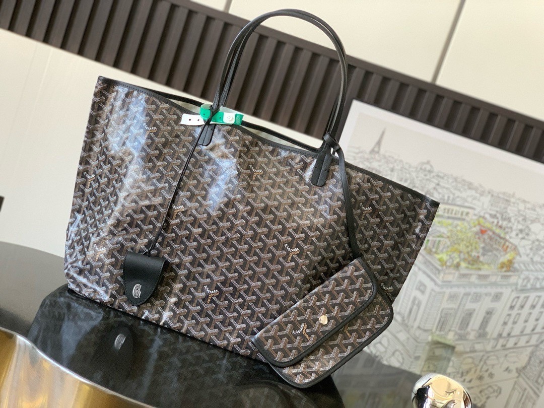 GOYARD GM TOTE BAG กระเป๋าทรงโท้ทใบใหญ่ หนังแท้สวยเป๊ะ เกรดท็อปออริ สลับแท้ 1:1 เกรดดีสุด ใช้ต่างประเทศได้ ผ่านทุก ตม.