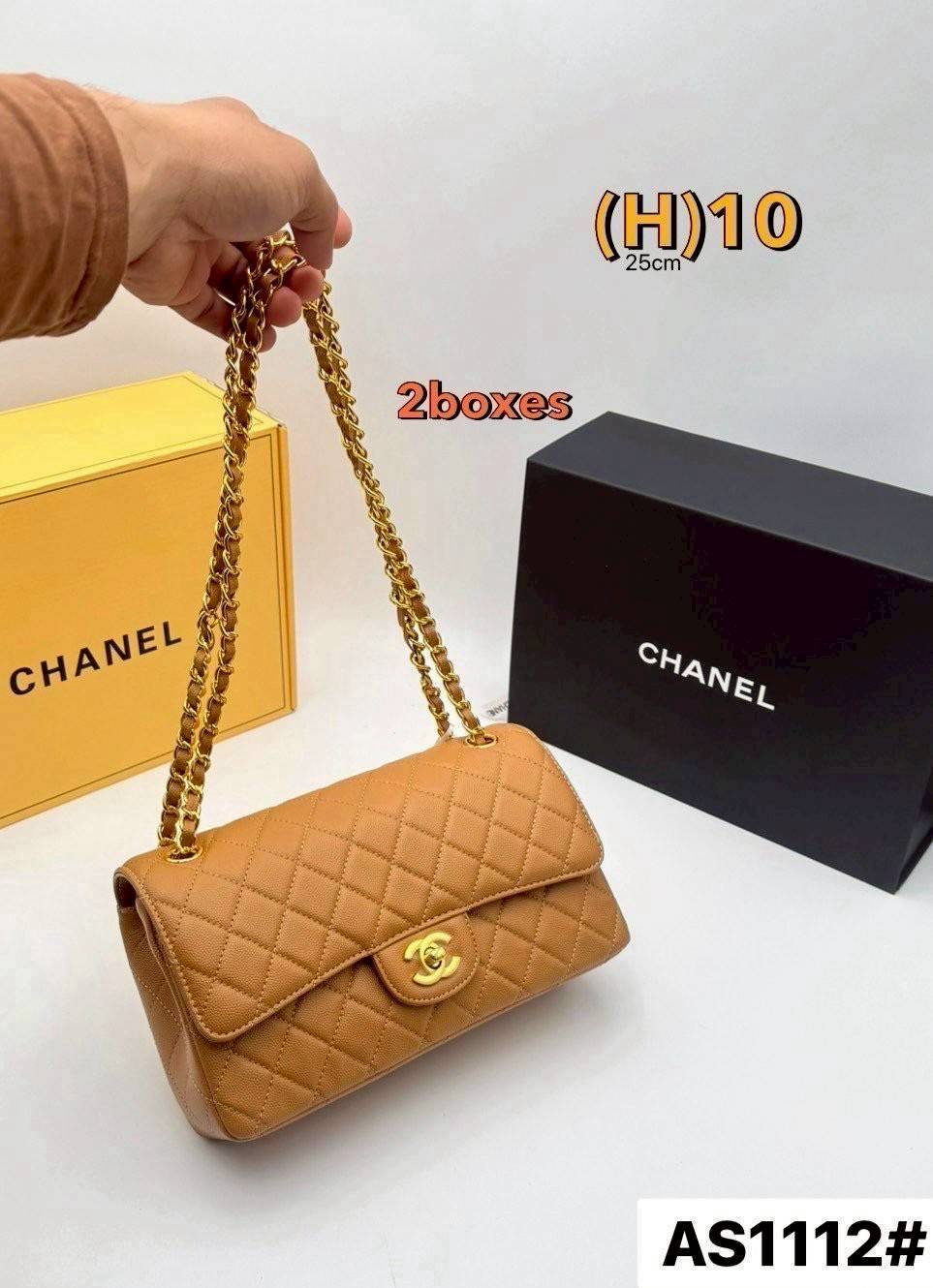 CHANEL Classic Bag 25cm สีใหม่เข้าเพิ่ม สวยละมุน สวยสดใสแบบสับ สวยตัวแม่ต้องมี กระเป๋าสะพายข้าง รูปทรงคลาสสิค หรูหรา