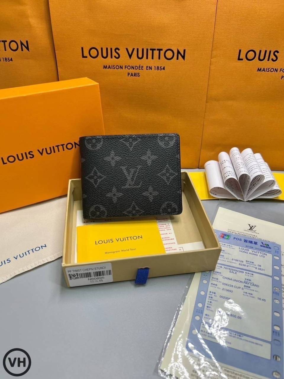 ORI หนังแท้ | LV Multiple Wallet / LV Short Wallet / LV Amerigo Wallet กระเป๋าสตางค์ใบสั้น กระเป๋าสตางค์ผู้ชาย