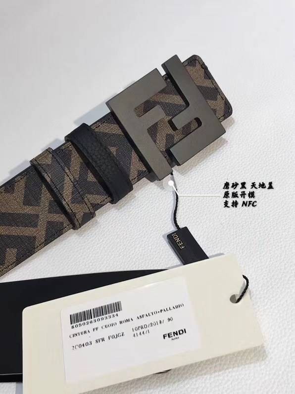 FENDI BELT เข็มขัดหนังแท้ ใช้ได้ 2 ด้าน สุดคุ้มเลยค่ะ พร้อมส่งไอเท็มขายดี! ดีไซน์เรียบหรูเข้ากับทุกลุ๊ค ใช้ได้ทั้งชายหญิง มาพร้อม Original Package ห้ามพลาดค่ะ!