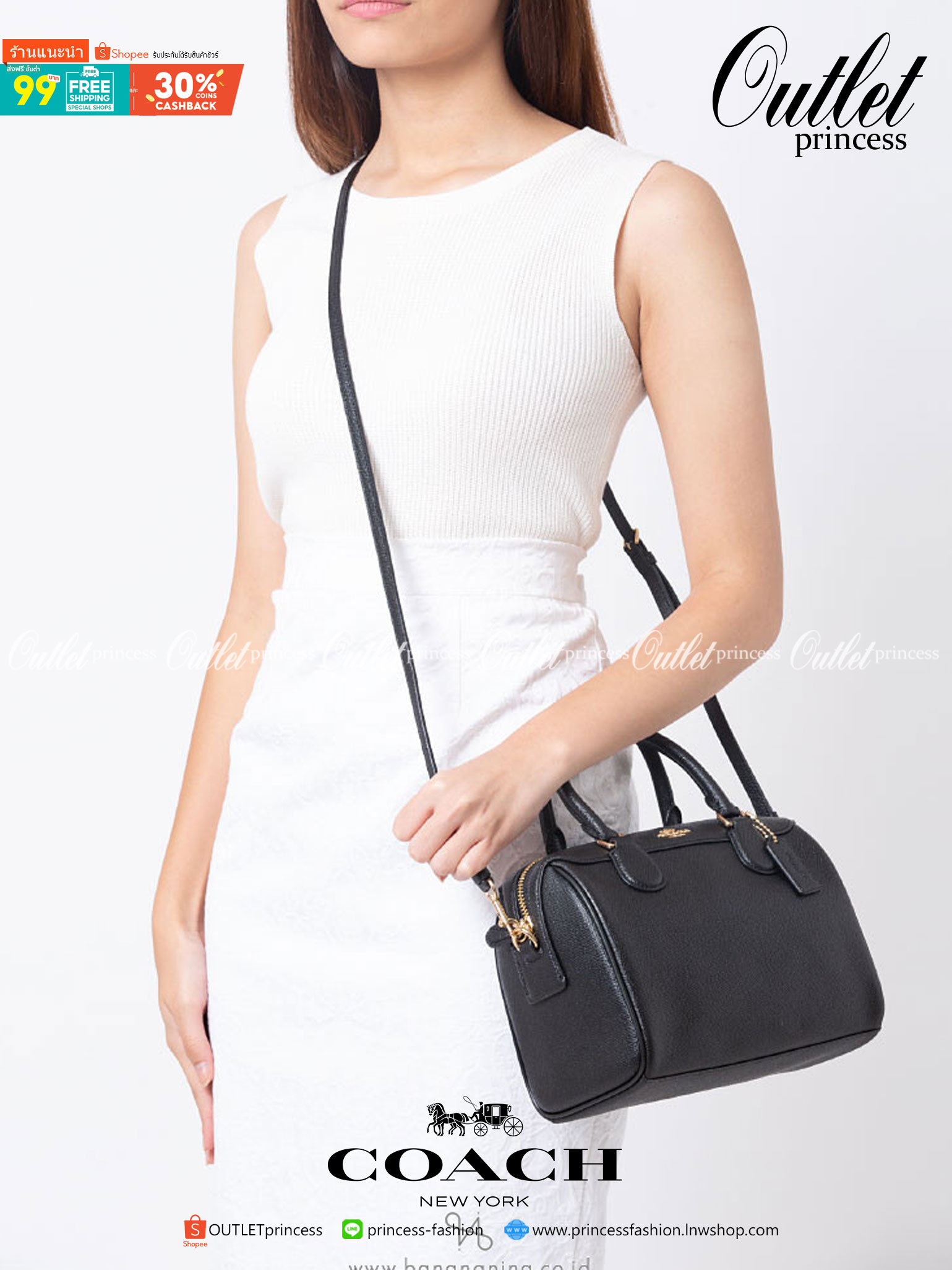 รุ่นอะไหล่ทองเข้าแล้วจ้าา ห้ามพลาดค่ะ Coach Bennett Boston Bag in Crossgrain Leather ((32202)) พร้อมส่ง รุ่นที่สาวๆหลายๆคนถามถึงกันค่า! กระเป๋าทรงหมอน หนังแท้ ลายหนังสวยมากค่ะ ไม่ว่ายุคไหนๆก็สวย ดูดี ทรงฮิตในตำนานค่ะ ✔️อะไหล่ทองหรูสวย เปิดปิดกระเป๋