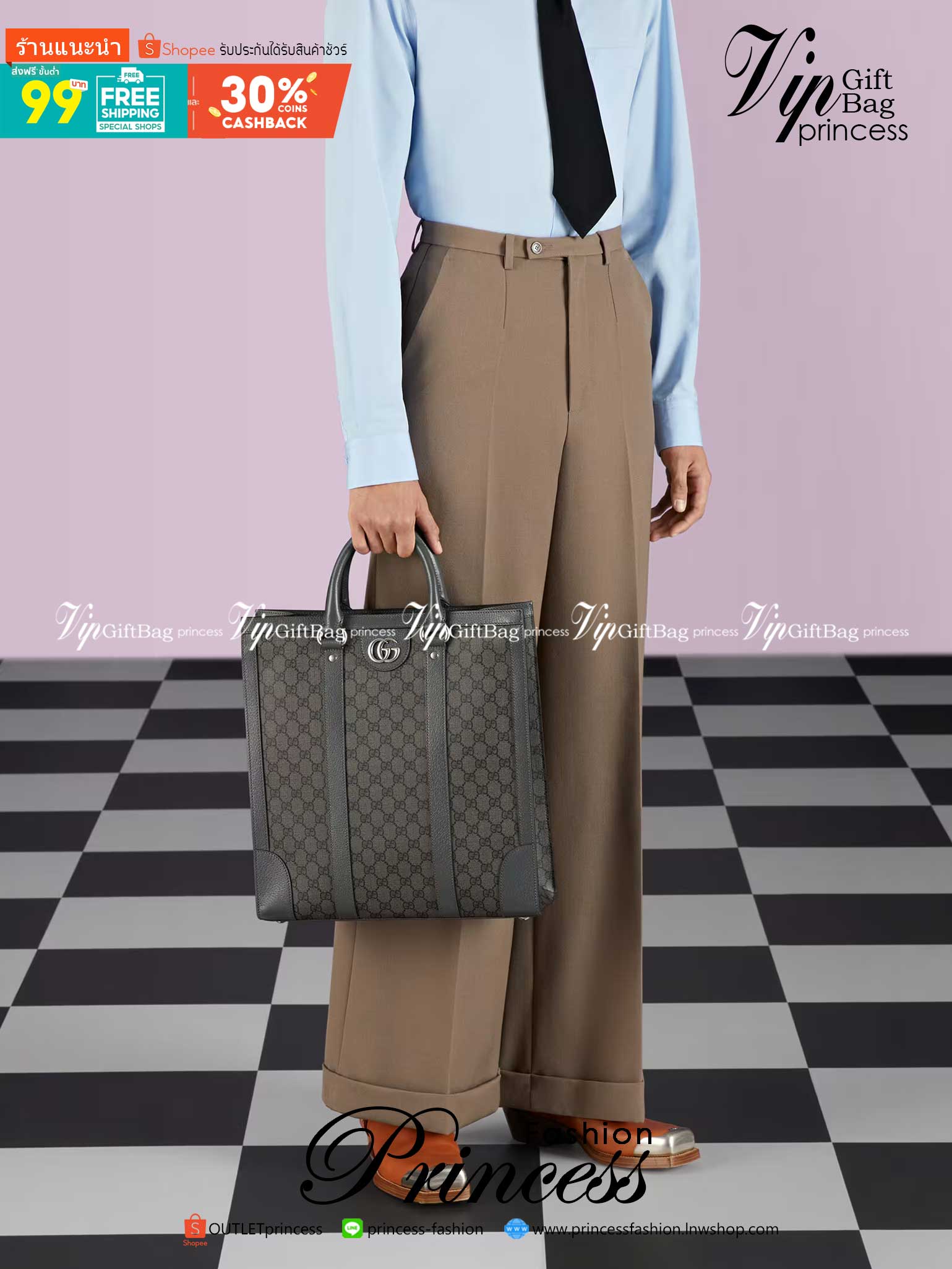 GUCCI Ophidia medium tote bag / GUCCI Tote Bag กระเป๋าทรงโท้ท รูปทรงสวย ที่จับโค้งมนสามารถถือหรือสะพายครอสบอดี้ได้ ภายในโล่งกว้าง จุของได้เยอะ พร้อมสายสะพายข้าง ถอด-ปรับระดับได้ ใช้ได้ทั้งชายหญิง