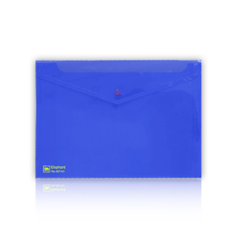 แฟ้มซองกระดุม F4 1 เม็ด ตราช้าง