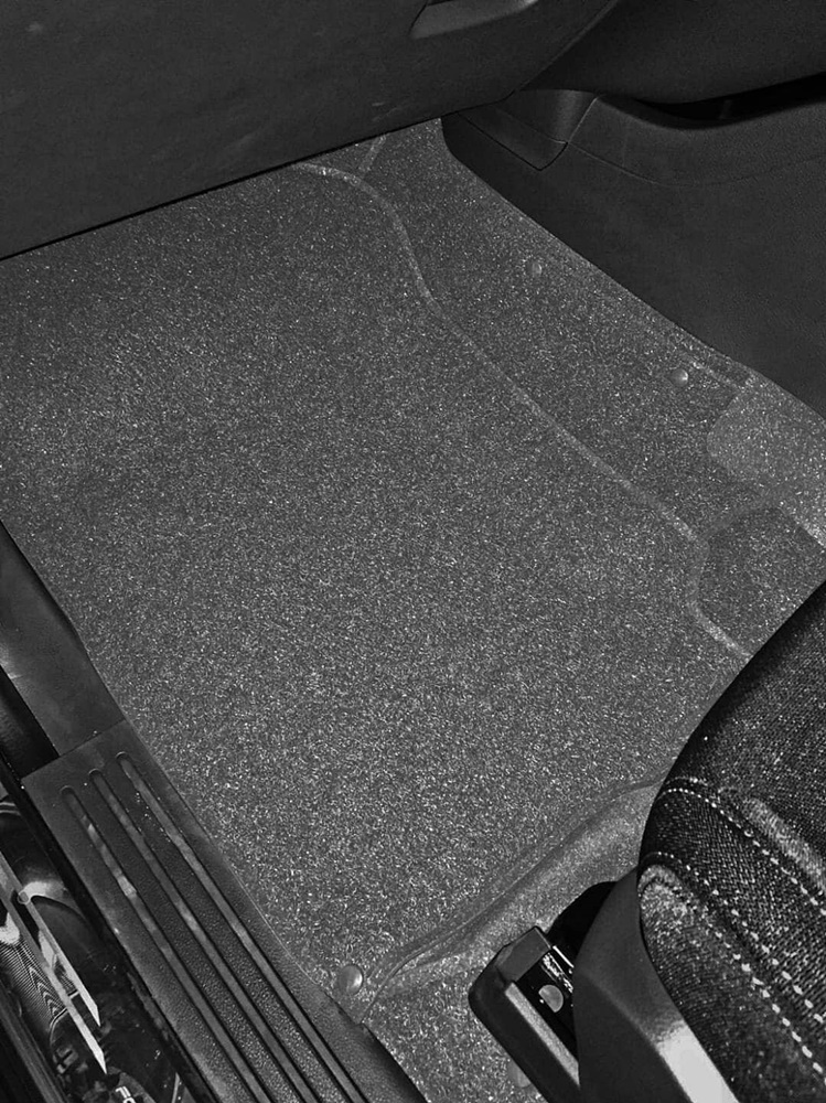 พรมดักฝุ่นไวนิล FORD RANGER CAB ปี2012-21 พรมไวนิล แรนเจอร์ รีดขอบ เข้ารูป เต็มคัน