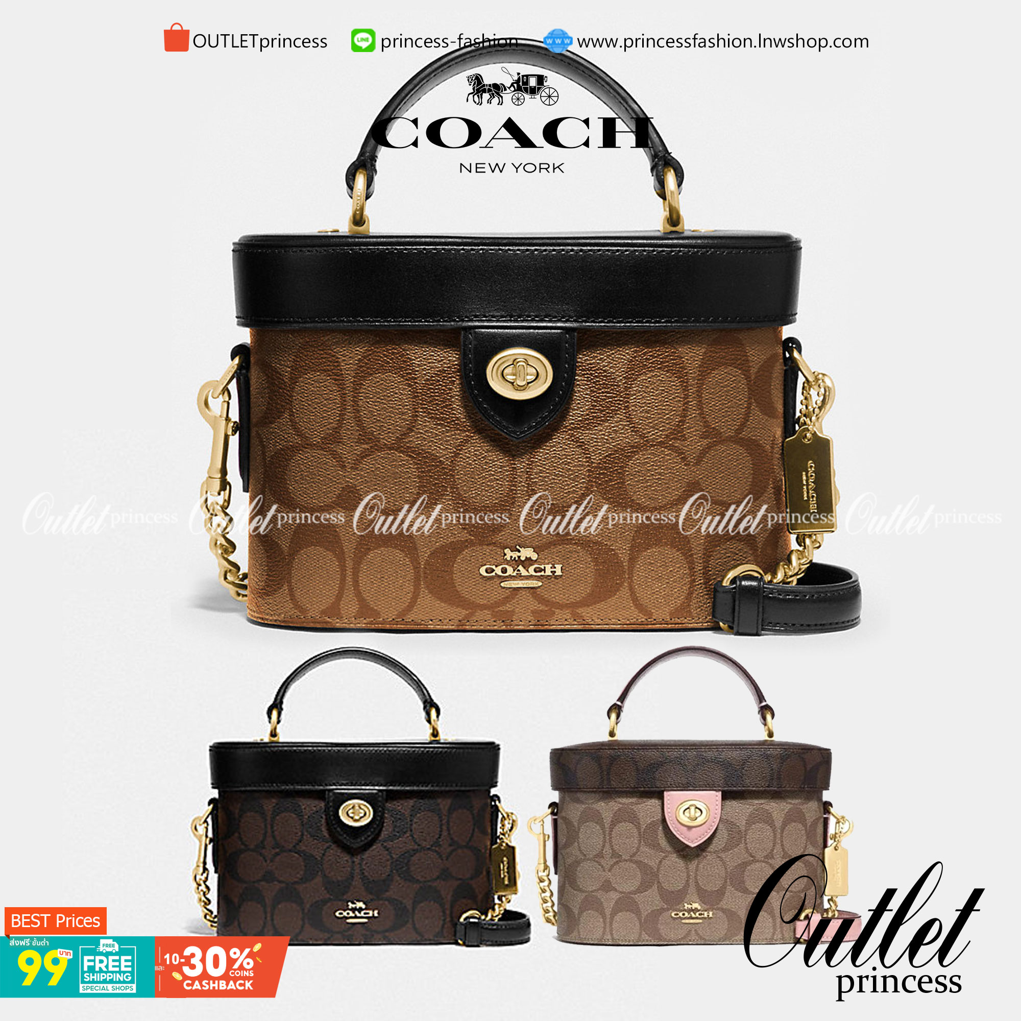 COACH KAY CROSSBODY IN SIGNATURE ((78277)) กลับมาอีกครั้ง! กระเป๋าหิ้ว//สะพายแบบครอสบอดี้ร์ หนังแท้นิ่มสวย เปิดปิดกระเป๋าแบบหมุนล็อค ภายในโล่งสามารถใส่กระเป๋าเงินใบกลางได้;มือถือได้ทุกรุ่น; มีช่องเล็กให้ใส่ของจุกจิก;ซัปในบุผ้าอย่างดีเลยค่ะ มาพร้อมสายสะพาย