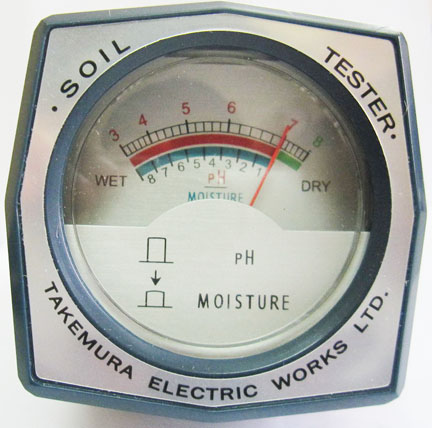 เครื่องวัด pH ดิน วัดความชื้นในดิน ยี่ห้อ Takemura ผลิตในญี่ปุ่น รับประกันคุณภาพ รุ่น DM-15