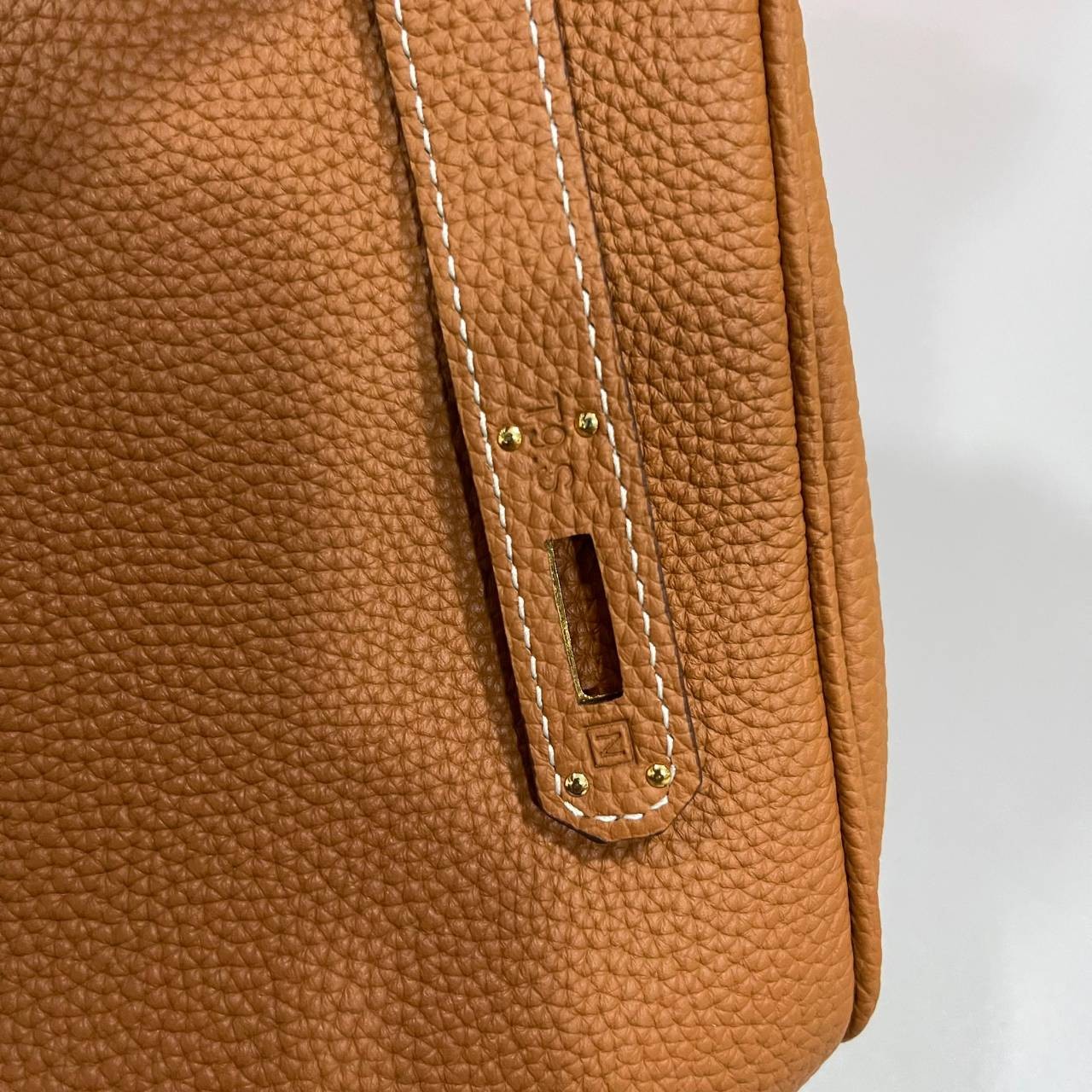 หนังแท้ Hermes BIRKIN 25CM epsom in MAUVSSYLESTE COLOR FULL HANDMADE GOLD HARDWARE เกรดออริจินอล ภาพสินค้าถ่ายจากงานขายจริง