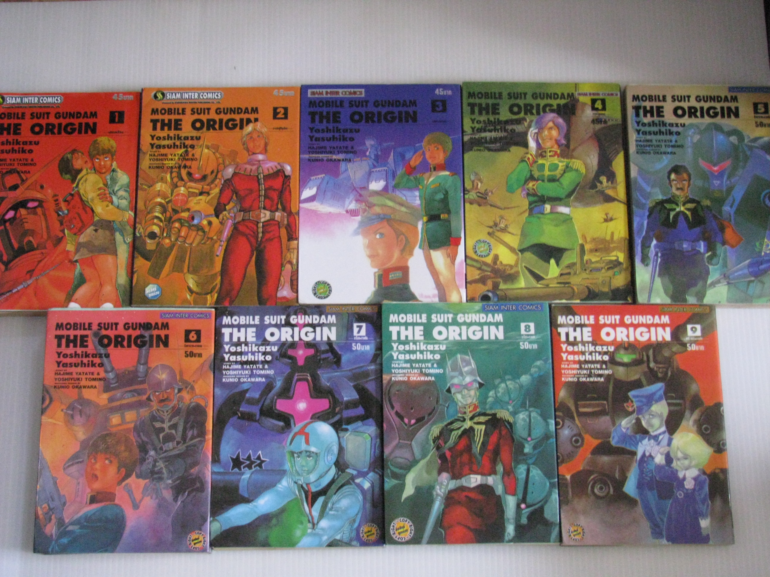 MOBILE SUIT UNDAM THE ORIGIN เล่ม 1-9 ยาสึฮิโกะ โยชิคาซึ เขียน***สินค้าหมด***