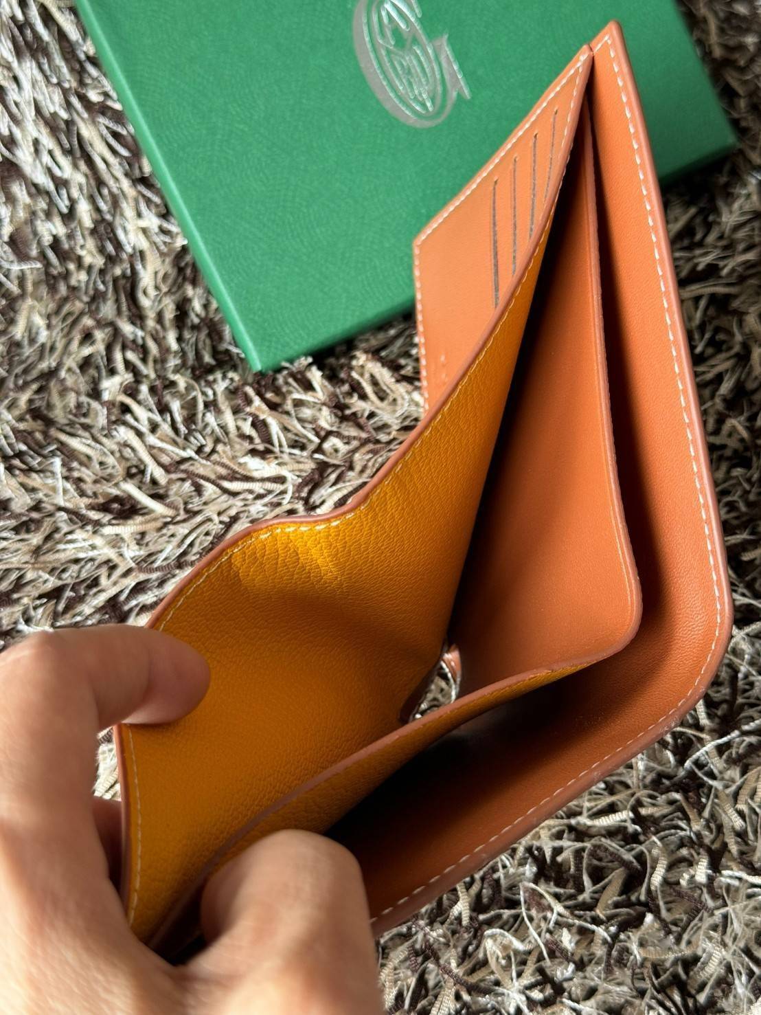 Goyard Wallet Men / Goyard Victoire Wallet กระเป๋าสตางค์ขนาดกะทัดรัดและเหมาะสําหรับการจัดสำหรับการ์ดและธนบัตร ลวดลายสุดคลาสสิค