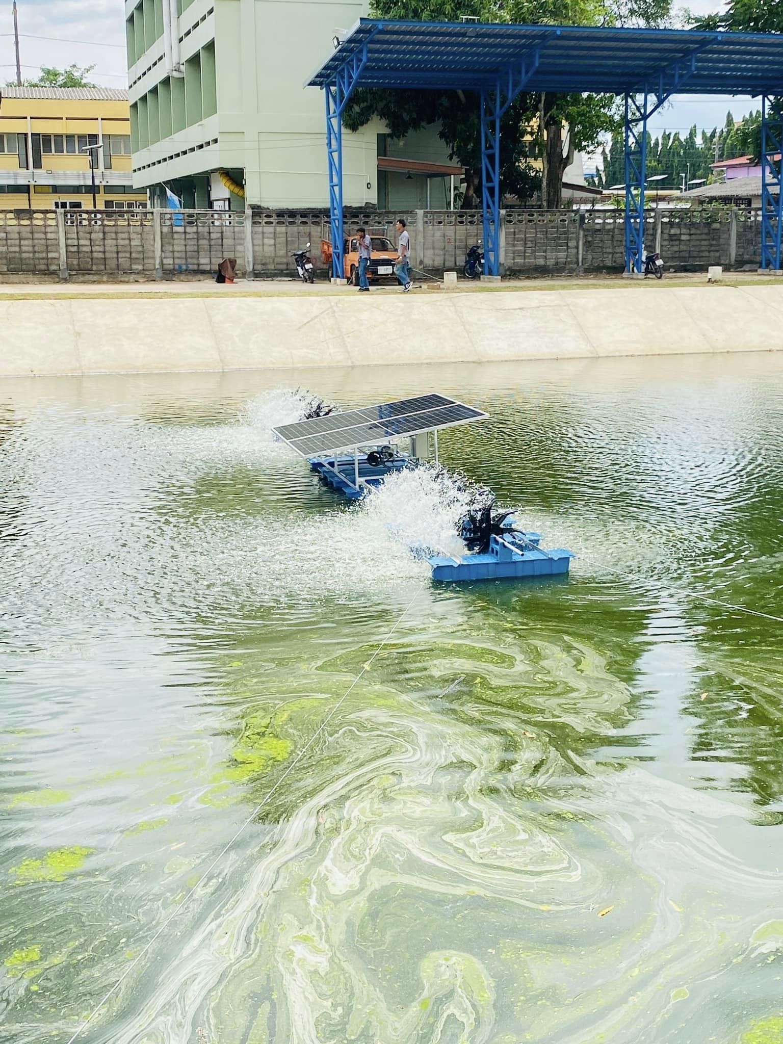 ชุดกังหันตีน้ำพลังงานแสงอาทิตย์ 12 ใบพัด 1 HP (รุ่นพิเศษ) พร้อมใช้งาน จัดส่งทั่วประเทศ
