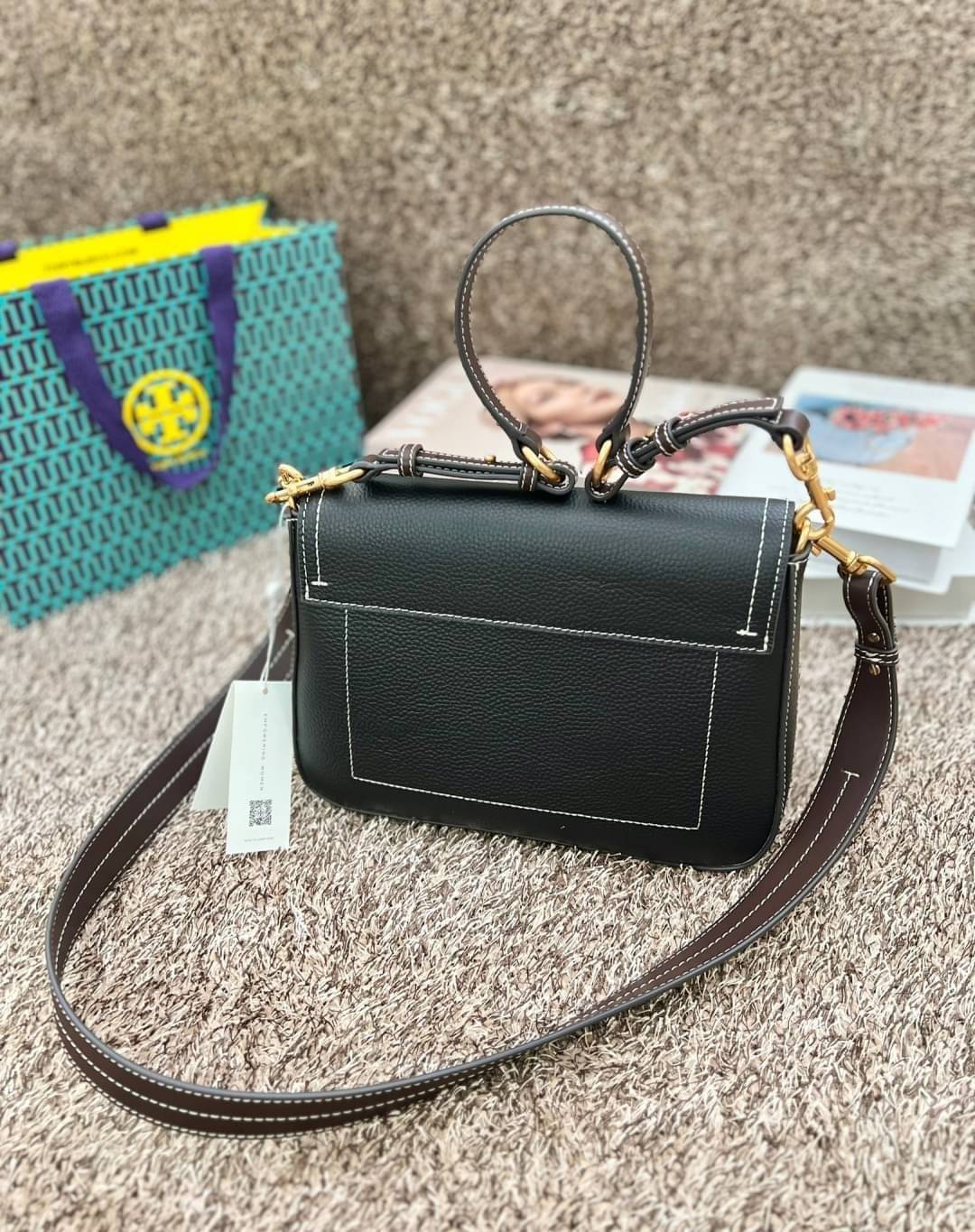 พร้อมส่ง 2 สี TORY BURCH FELIX CONVERTIBLE SHOULDER BAG กระเป๋าสะพาย เกรดท็อปออริ เกรดดีสุด สลับแท้ 1:1