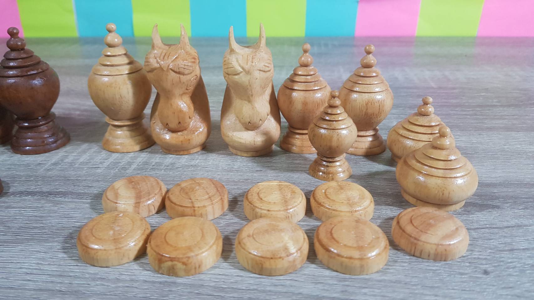 ตัวหมากรุกไทยชุดคาณฑีวะ