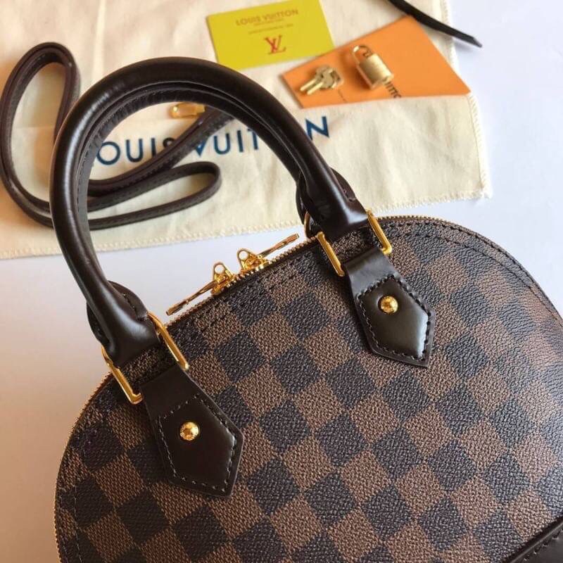 VIP 】หนังแท้ LOUIS VUITTON ALMA BB