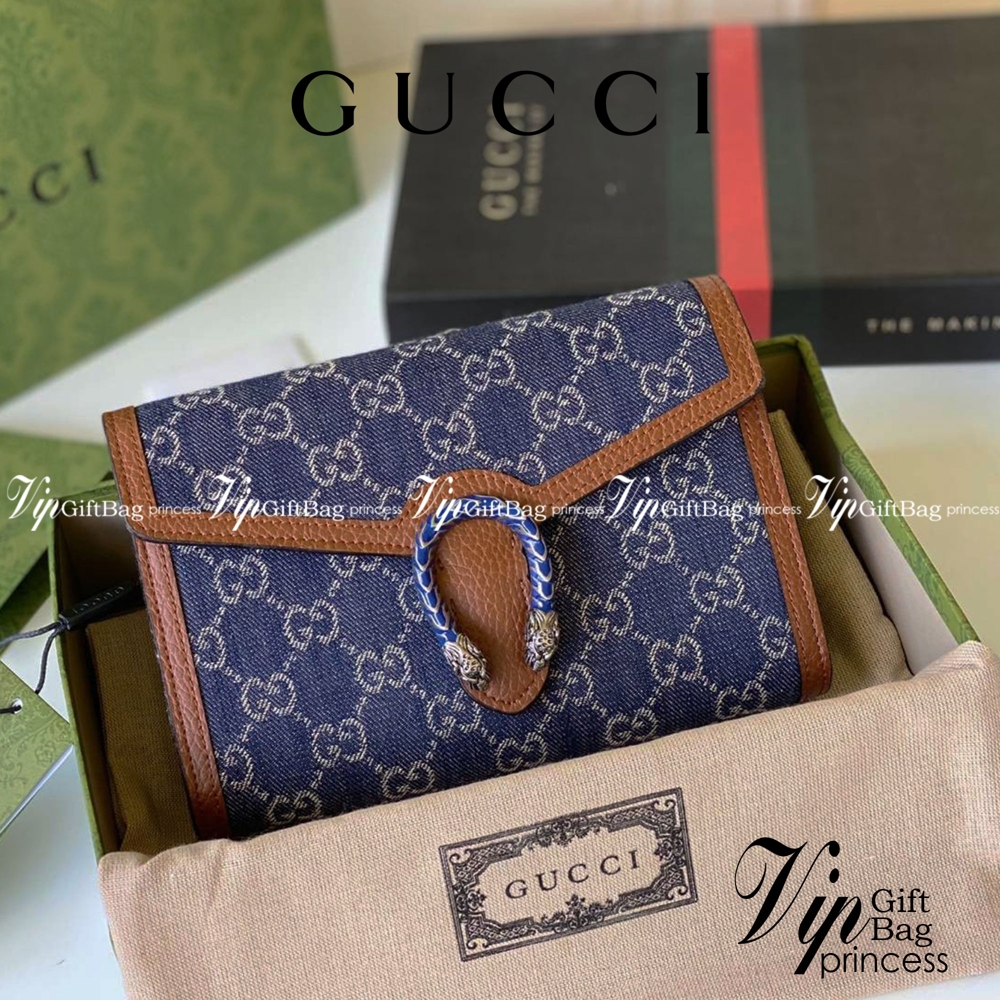 หนังแท้ GUCCI Dionysus mini chain bag / GG Dionysus Wallet พร้อมส่งที่ไทย งานหนังแท้และผ้าแจ็คการ์ดออร์แกนิกอย่างดี พร้อมส่งที่ไทย ภาพสินค้าถ่ายจากงานขายจริง ใช้งานต่างประเทศได้
