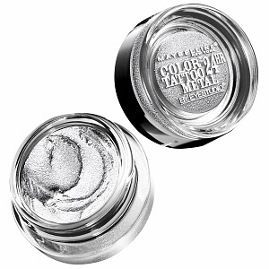 (Pre-order) Maybelline EyeStudio Color Tattoo Metal 24hr Cream Gel Shadow, Silver Strike 0.14 oz (3.97 g)