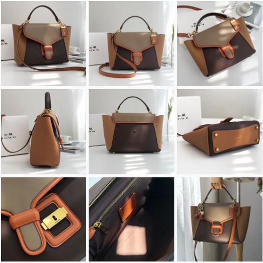 COACH COURIER CARRYALL 23 IN COLORBLOCK SIGNATURE CANVAS พร้อมส่ง 7 แบบ พร้อมส่ง ลุคดูไฮสุดๆค่ะ! กระเป๋าสะพายหนังหรูหราและคลาสสิค หนังแท้ชั้นดีที่สุด น้ำหนักเบา หนังสวยมากก สัมผัสแล้วหลงรักแน่นอนจ้าา😘
