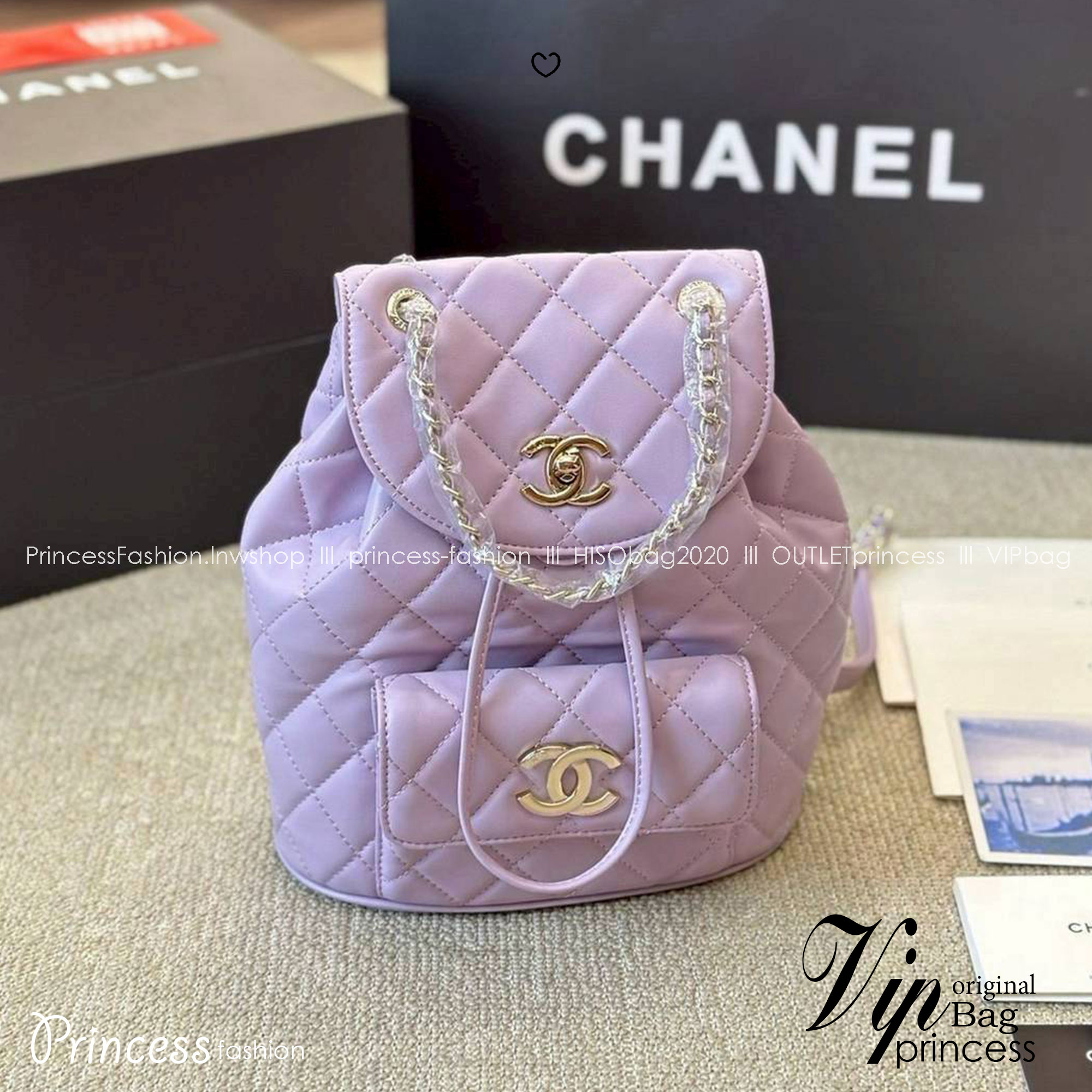 Chanel Duma Backpack กระเป๋าเป้ ไซส์น่ารัก สีพาสเทลสุดคิ้ว รูปทรงทันสมัยหนังเรียบสัมผัสนิ่ม ดีเทลความสวยมากมาย