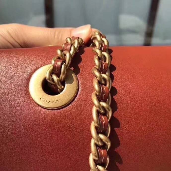 Coach Parker In Signature Canvas With Tea Rose