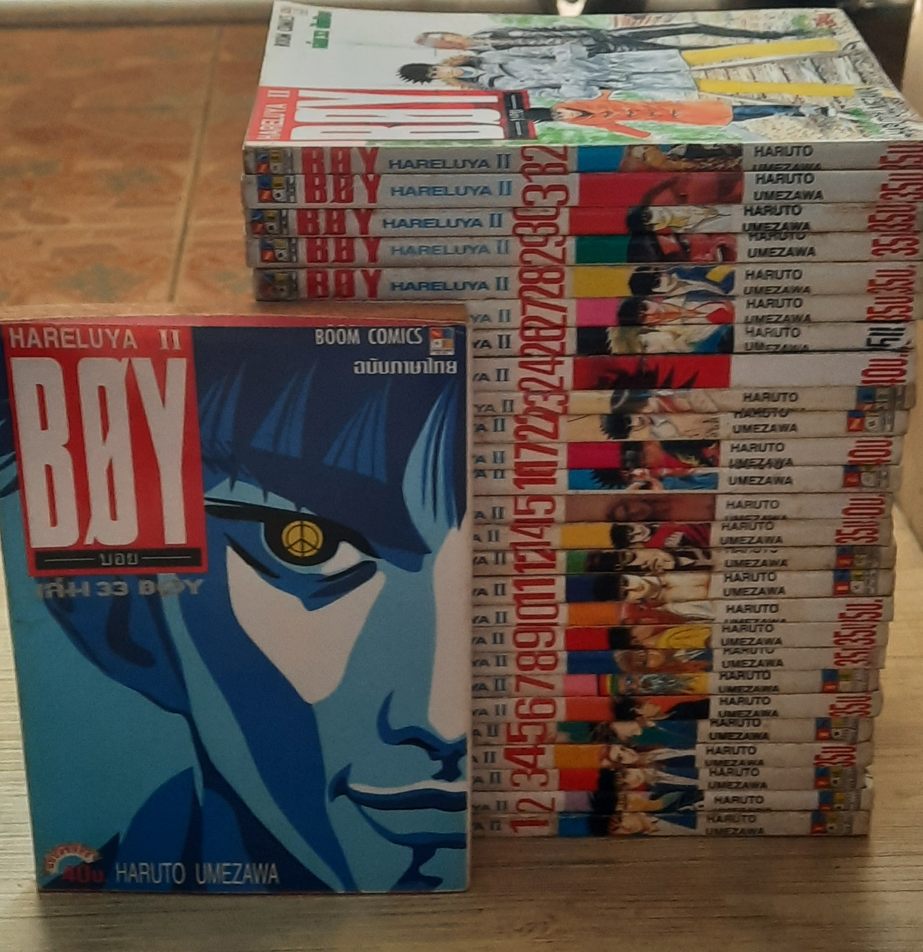 BOY HARELUYA II ชุด เล่ม 1-33 (ขาดเล่ม 13,18,19,20,21,25) 33 เล่มจบ (สภาพสะสม)