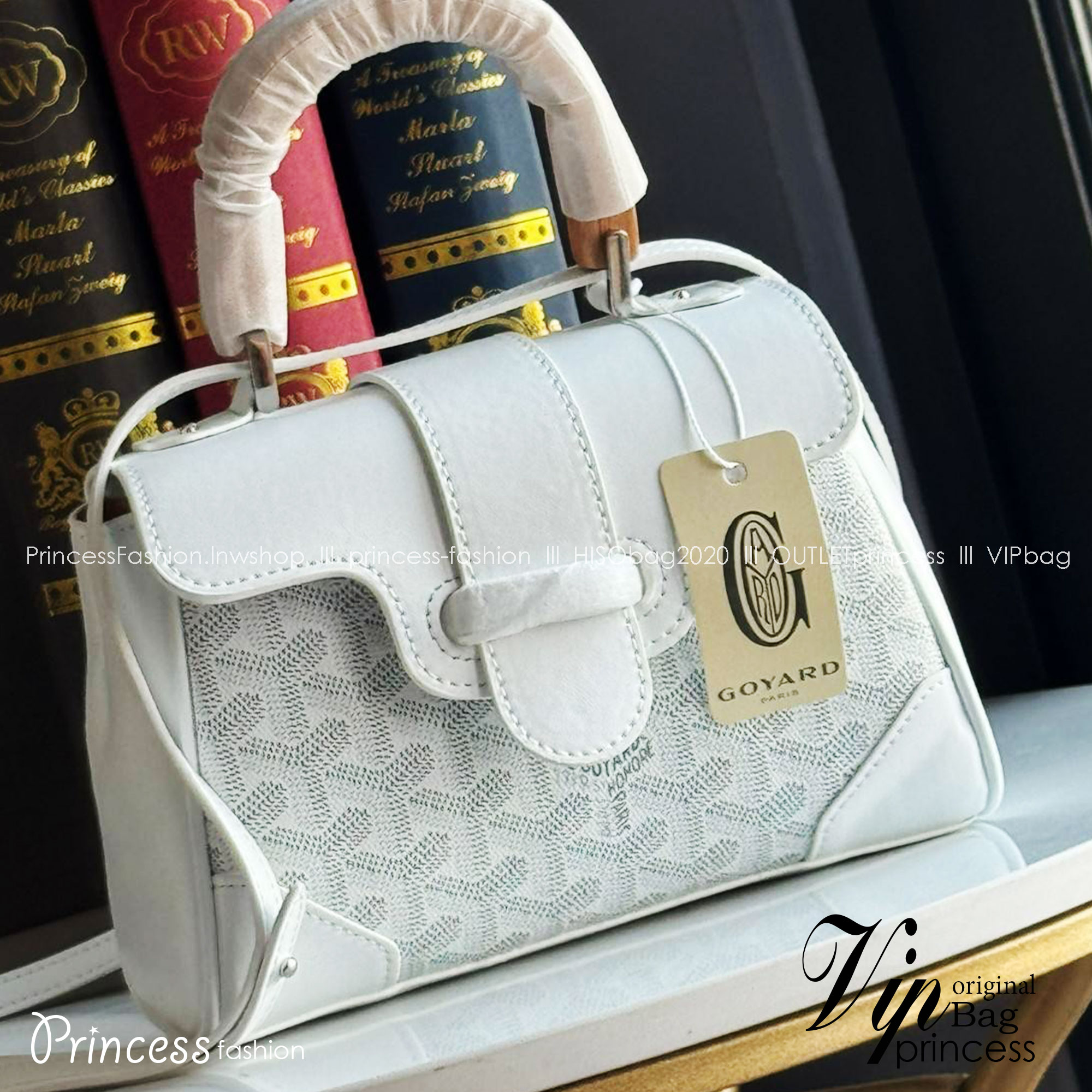 พร้อมส่ง 6 สี Goyard Saigon Souple Mini Bag / Saïgon Bag กระเป๋าถือ/สะพาย เกรดออริ สลับแท้ 1:1 ใช้ต่างประเทศได้