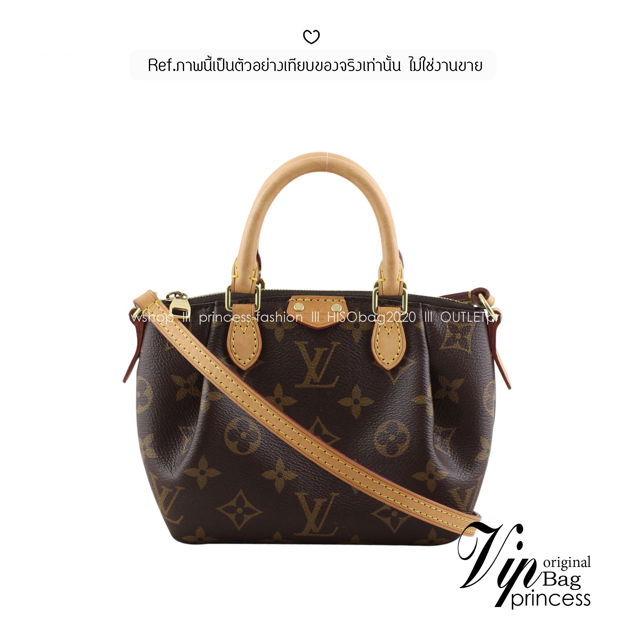 ORI หนังแท้ | LV Nano Turenne Monogram Canvas Bag กระเป๋าสะพายไซส์มินิ ดีไซน์วินเทจ ใบเล็กใช้งานง่าย หรูหราตามแบบฉบับแบรนด์