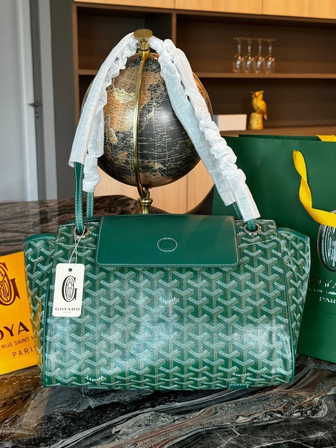 พร้อมส่ง 8 สี GOYARD Rouette Souple Bag 30cm กระเป๋าสะพายแบรนด์หรูสัญชาติฝรั่งเศส 🧡 เกรดออริจินอล 1:1 สลับแท้ ใช้งานต่างประเทศได้