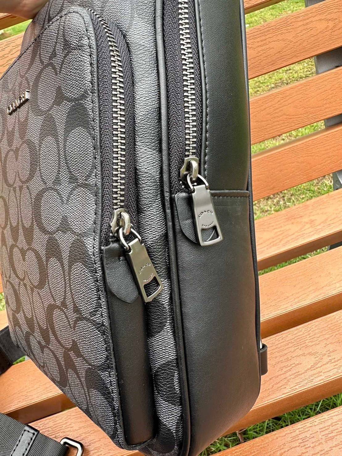 พร้อมส่ง 4 สี COACH Ethan Pack In Signature Canvas / COACH GRAHAM PACK กระเป๋าคาดอก 🧡 เกรดท็อปออริจินอล 1:1 สลับแท้ เกรดดีสุด ใช้งานต่างประเทศได้