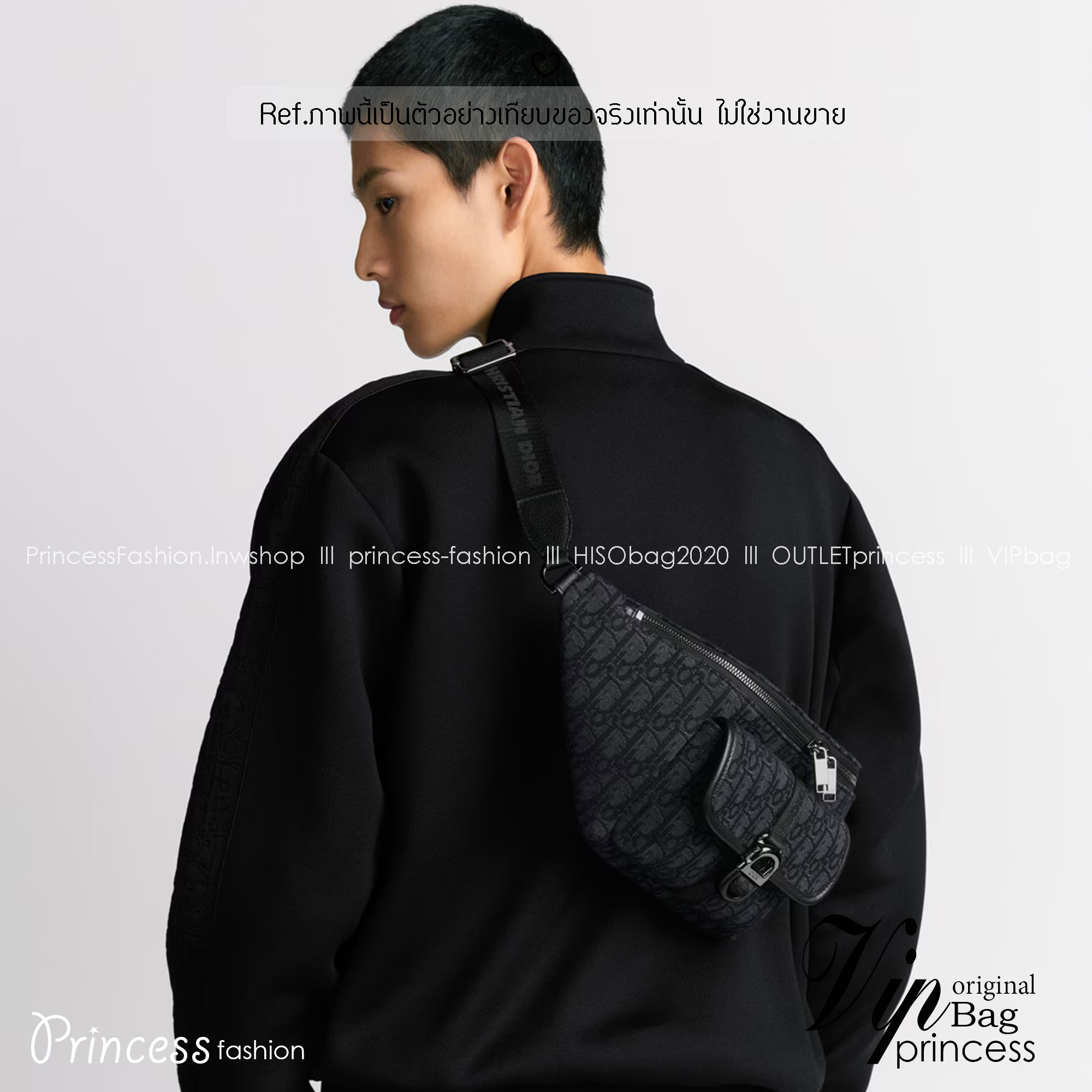 DIOR 8 waist bag Oblique jacquard fabric กระเป๋าสะพายคาดอก เอกลักษณ์ทอผ้าแจ็คการ์ดอย่างดี สวยสง่างามเหนือกาลเวลา มีไว้ไม่มีเอาท์ ท่านชายควรมีมากค่ะ