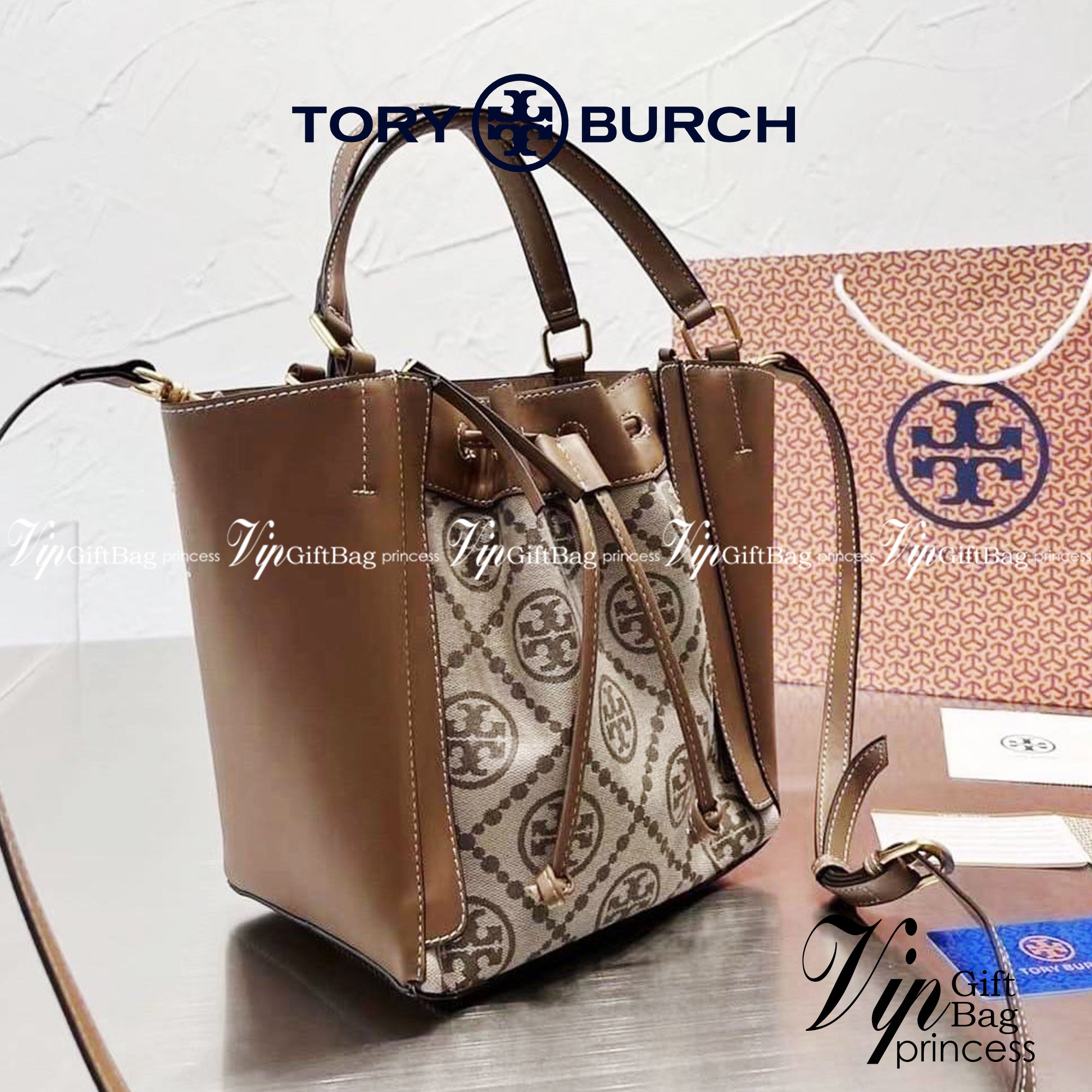 TORY BURCH MCGRAW DRAGONFLY IN MONOGRAM JACQUARD กระเป๋าลายโมโนแกรมยอดฮิต ที่มาในรูปทรงดีไซน์ใหญ่ สวยเก๋ ไม่เหมือนใคร ไม่มีซ้ำ!!
