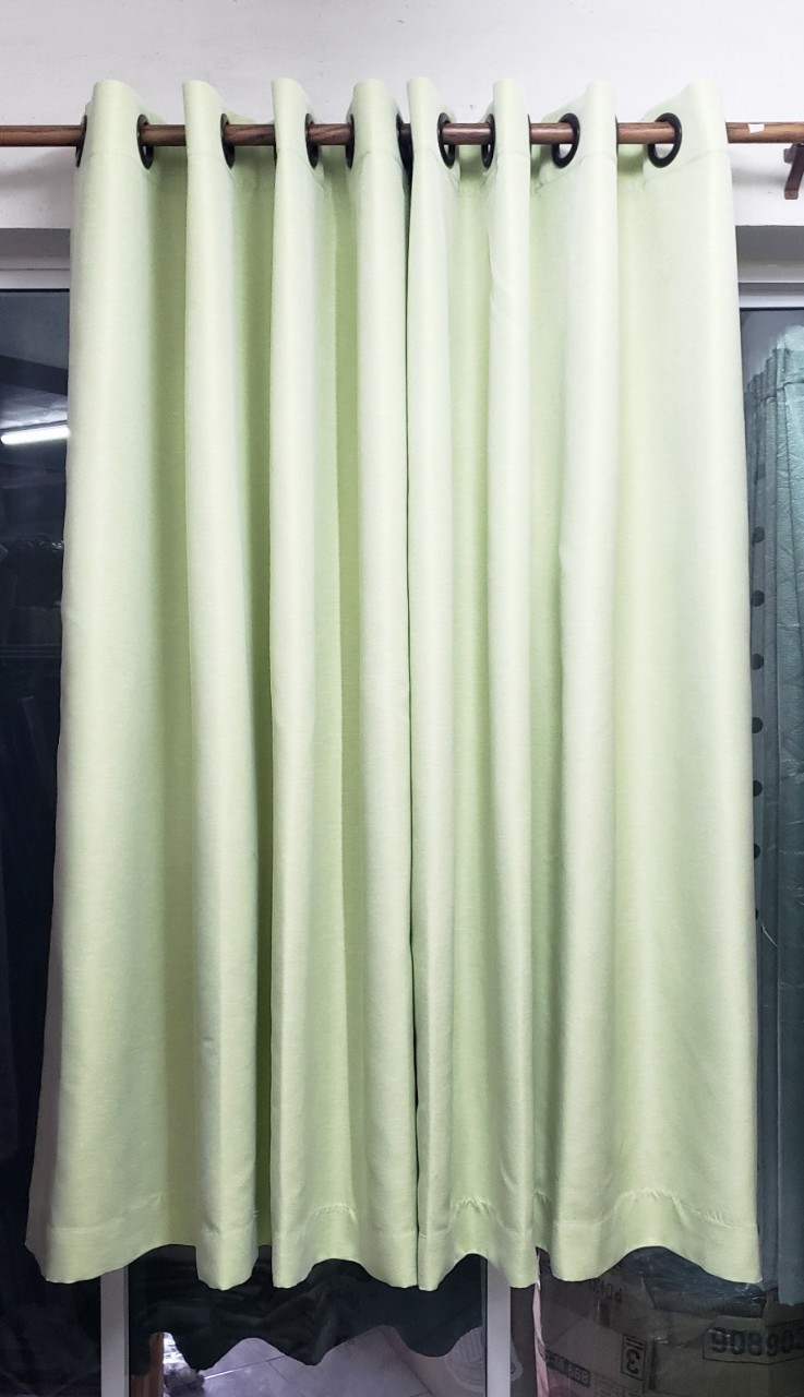 ผ้าม่านก.270*ส.230ซม. กันแสงUV95% ผ้าม่าน รุ่น มินิมอล(minimalist)สีเขียวอ่อน