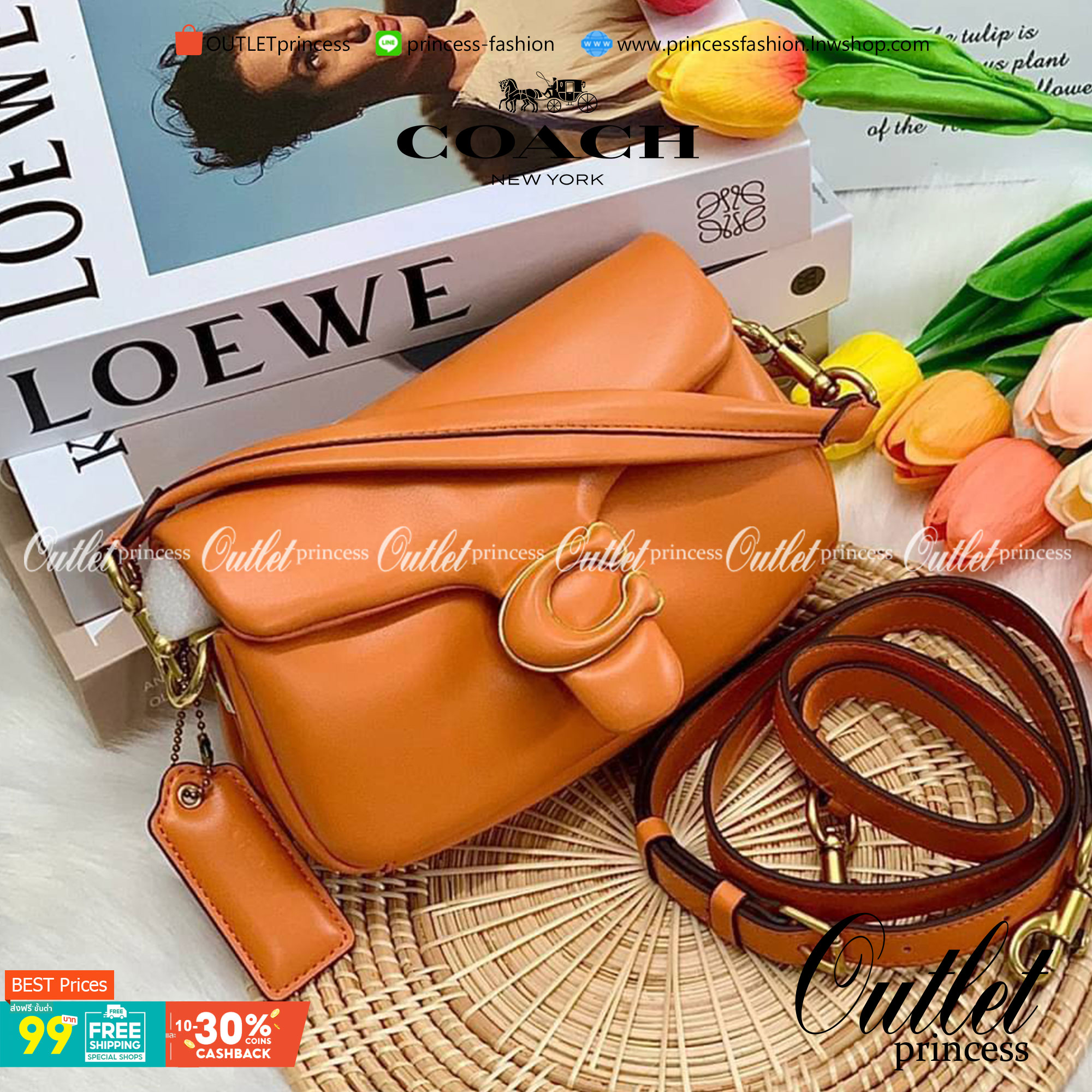 สีที่ขายดีที่สุด เหลือจากจองไม่กี่ใบนะคะ😁 COACH PILLOW TABBY SHOULDER BAG 18 ((C3880)) พร้อมส่งที่ไทย คุณภาพเกินราคา! กระเป๋าหิ้ว//สะพายแบบครอสบอดี้ร์ 🔺หนัง nappa หนานิ่ม นุ่มมากๆ รุ่นใหม่ล่าสุดค่ะ!