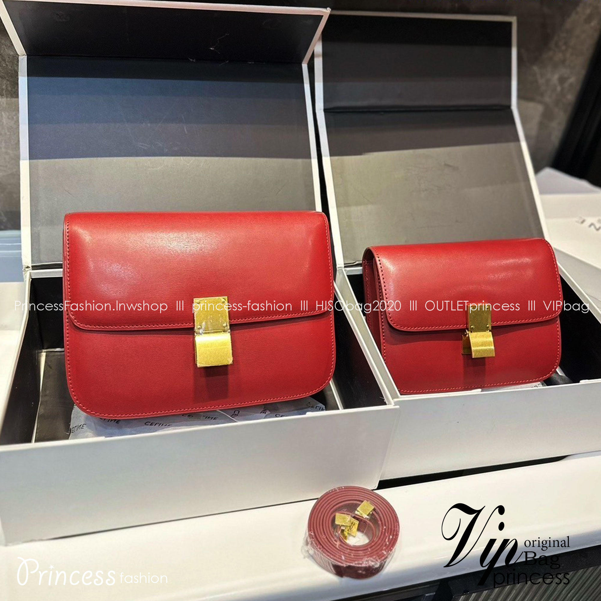 CELINE Classic bag in box calfskin / Celine Bag พร้อมส่ง กระเป๋าแบรนด์หรูที่ควรมีแห่งปี เรียบแต่หรู ต้องยกให้รุ่นนี้เลยค่ะ สวยสะกดทุกสายตา งานหนังเรียบสวยมาก แนะนำค่ะ